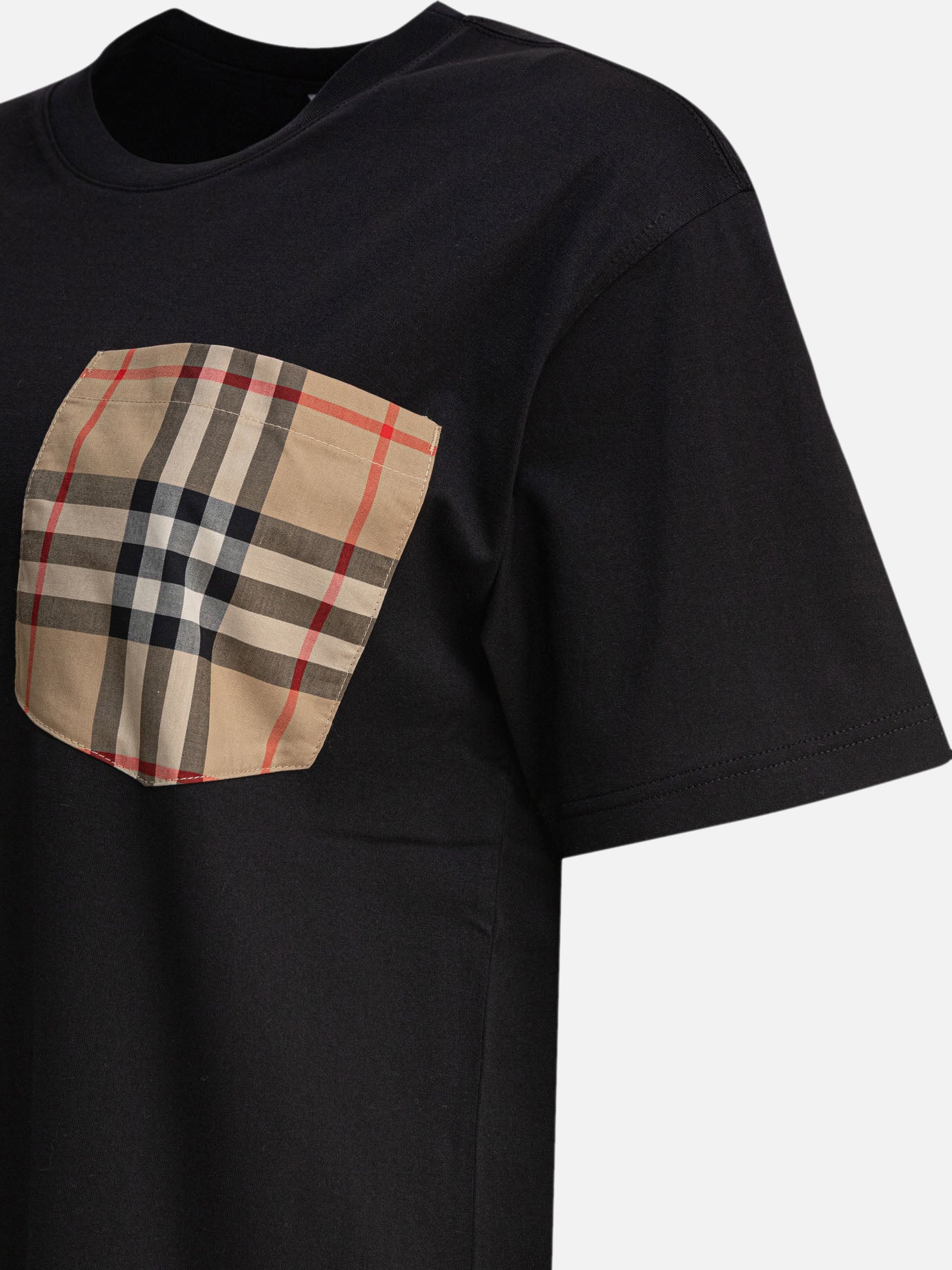 Crewneck t-shirts Solid colour  Black - Burberry Women | PDP | VIETTI Online Store | thumbnail_4