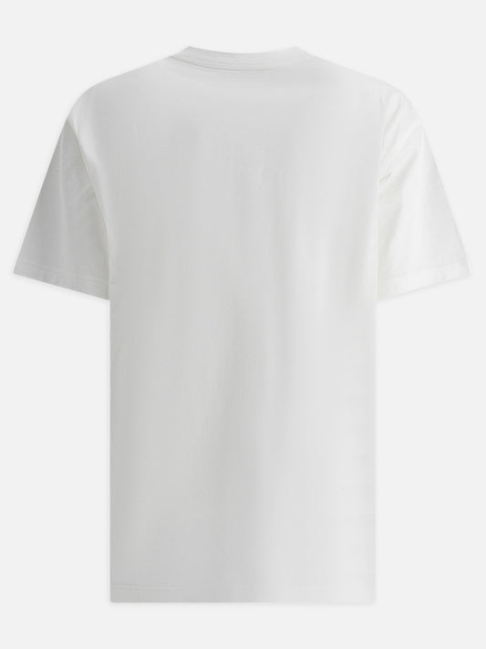 Burberry T-shirt gircollo in cotone 11625183_XS White 2