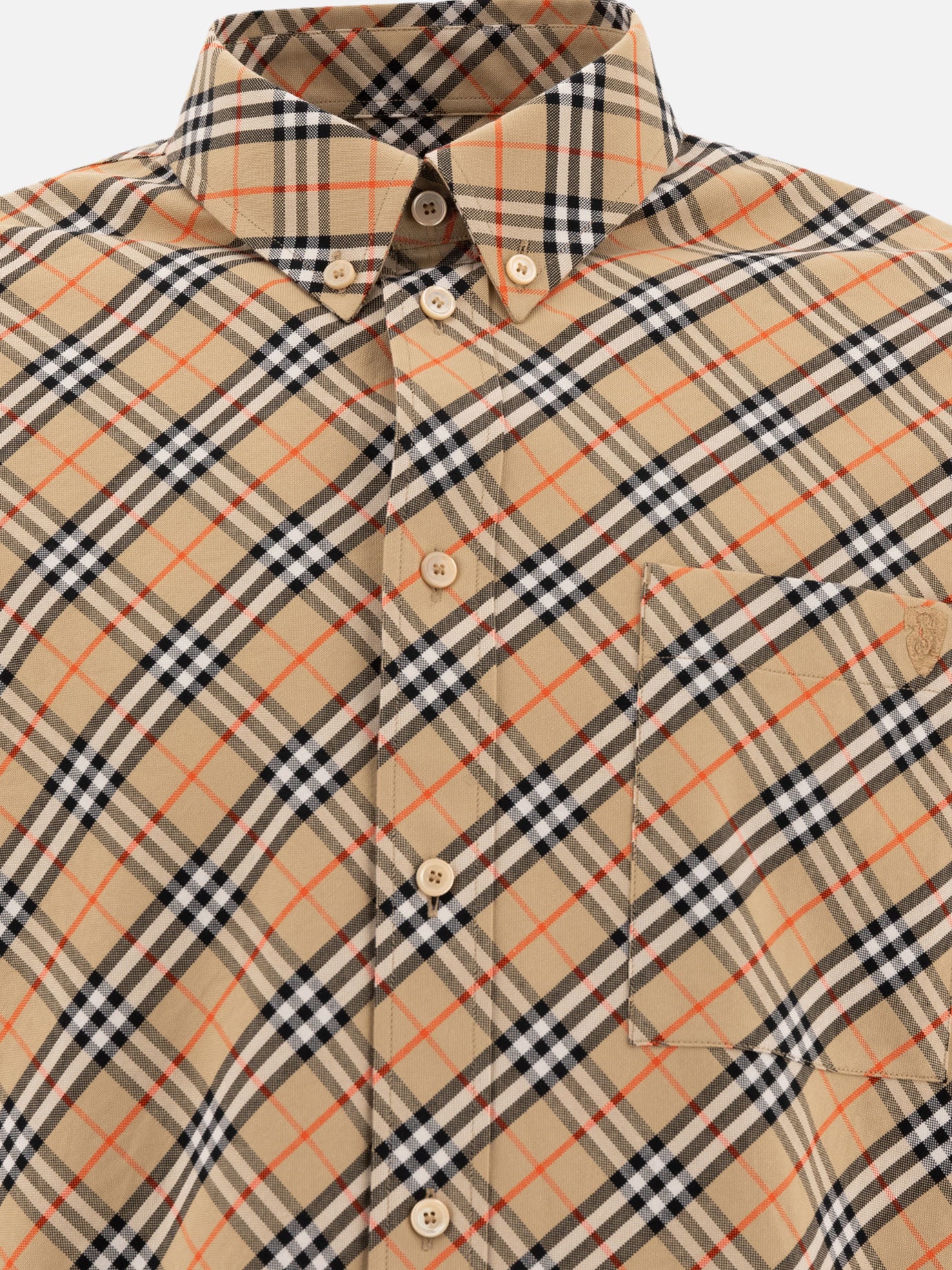Casual shirts Check  Beige - Burberry Men | PDP | VIETTI Online Store | thumbnail_3