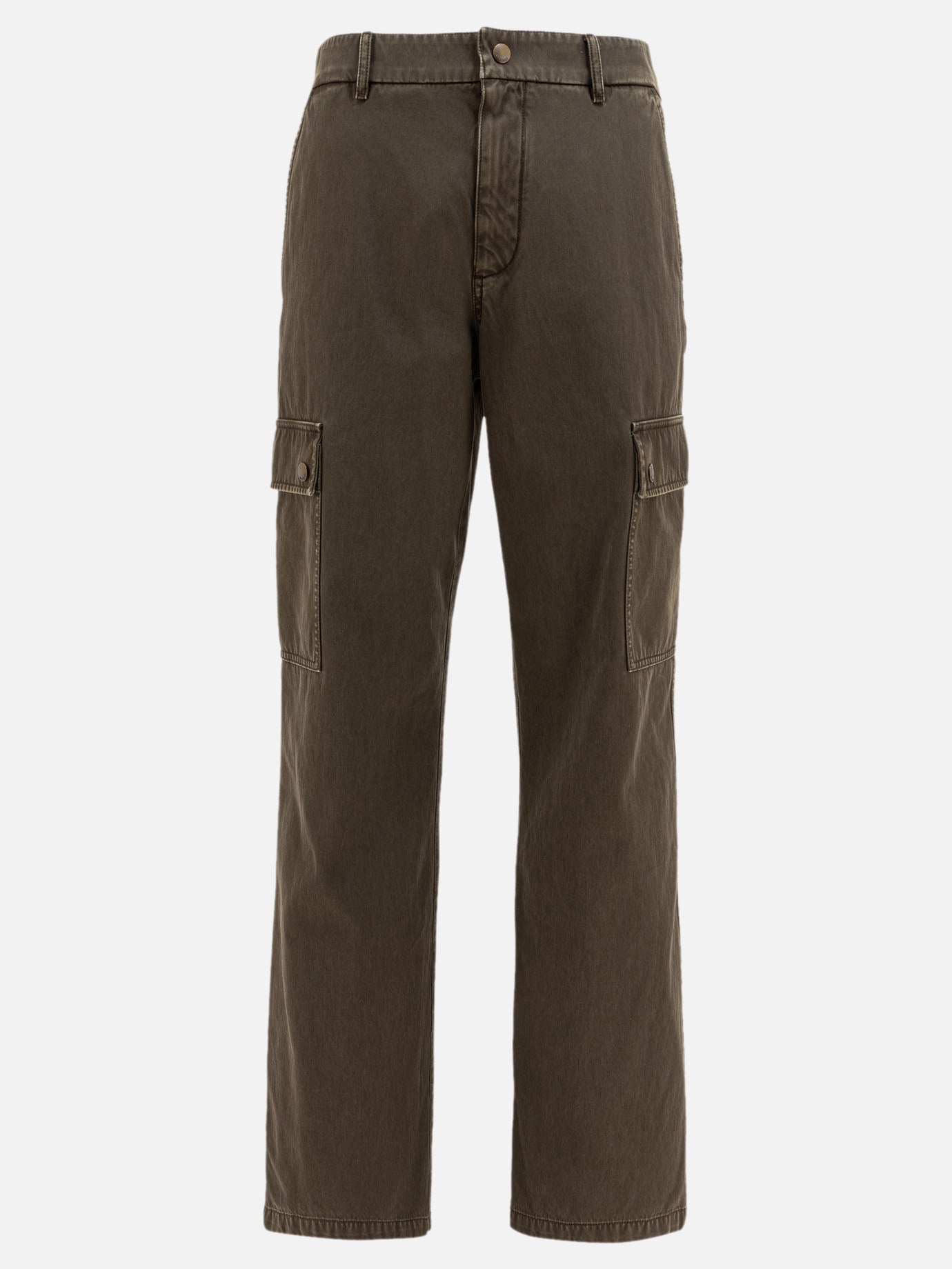 Pantaloni cargo & parachute Solid colour  Marrone - Burberry Uomo | PDP | VIETTI Online Store | thumbnail