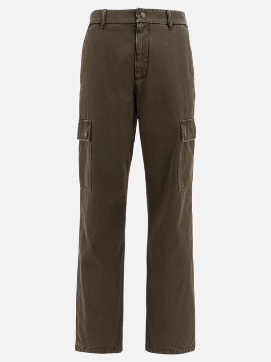 Burberry Gabardine cargo trousers 11887746_48 Brown 1