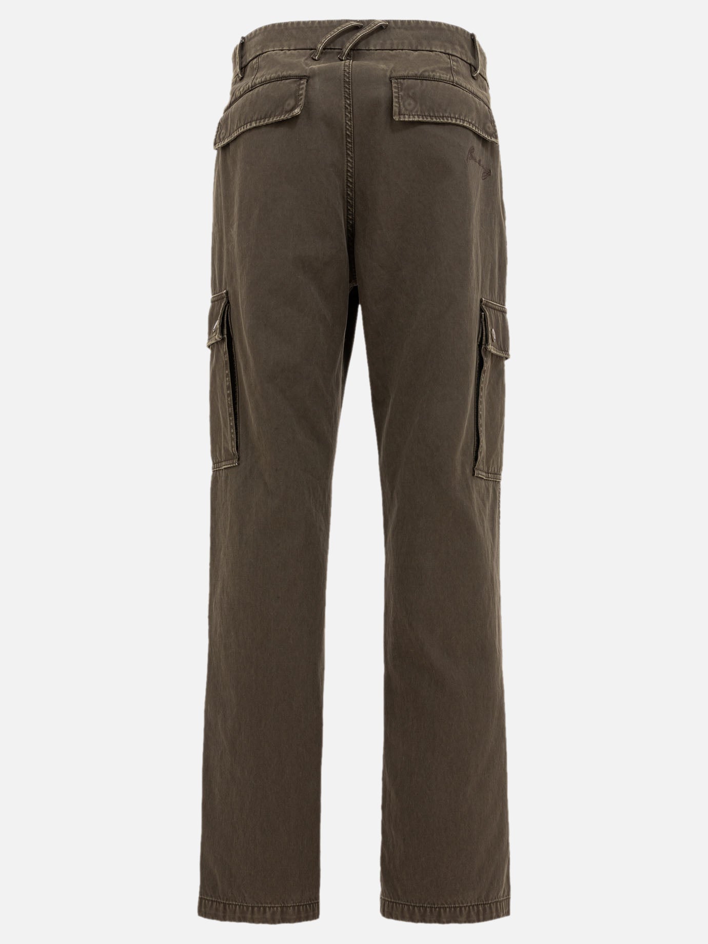 Pantaloni cargo & parachute Solid colour  Marrone - Burberry Uomo | PDP | VIETTI Online Store | thumbnail_2