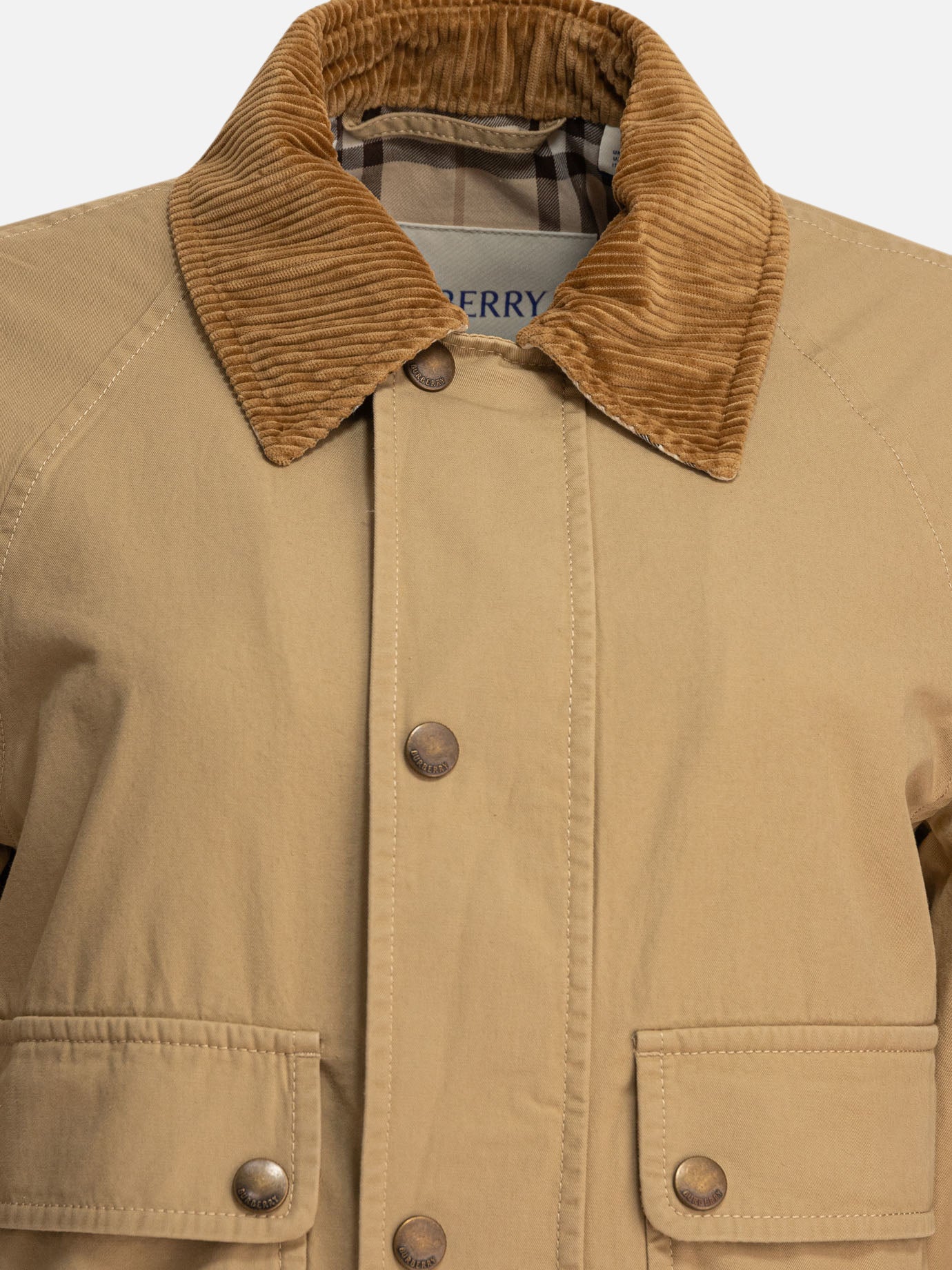 Quilted & Utility Jackets Solid colour  Beige - Burberry Women | PDP | VIETTI Online Store | thumbnail_3