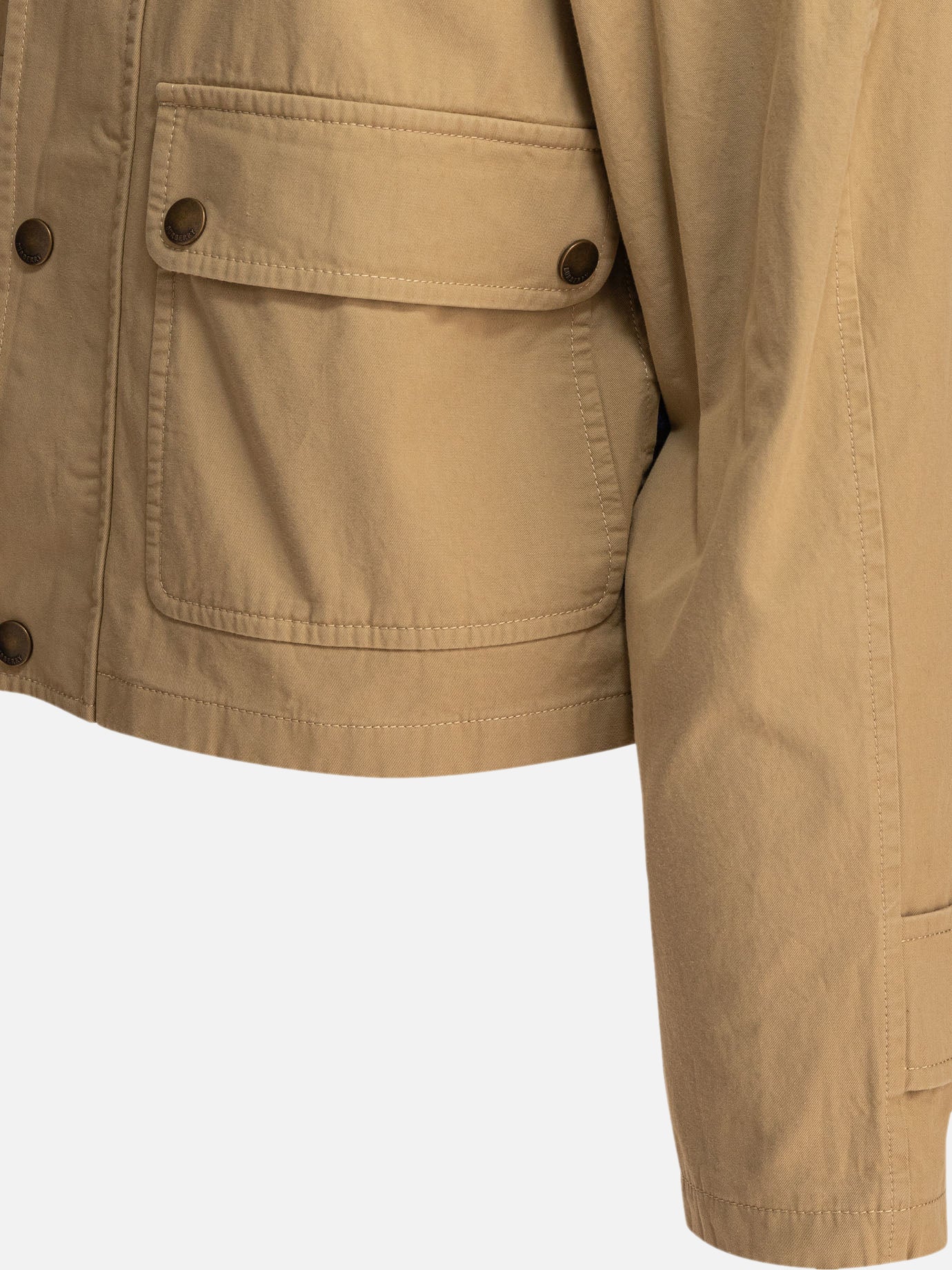 Quilted & Utility Jackets Solid colour  Beige - Burberry Women | PDP | VIETTI Online Store | Zoom-Modal_4
