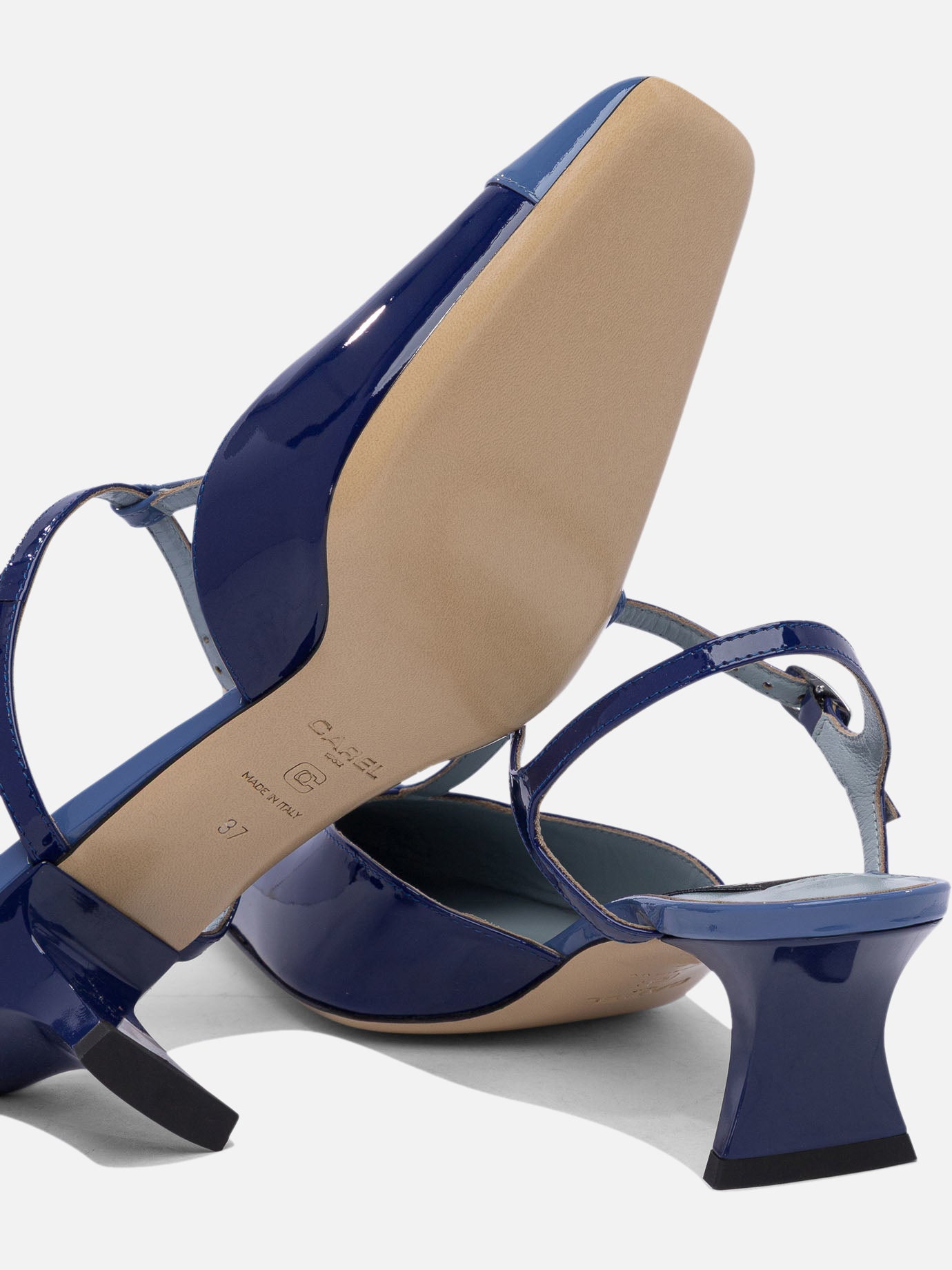 Heeled sandals 100% calf leather - 100% calf  Blue - Carel Women | PDP | VIETTI Online Store | Zoom-Modal_5
