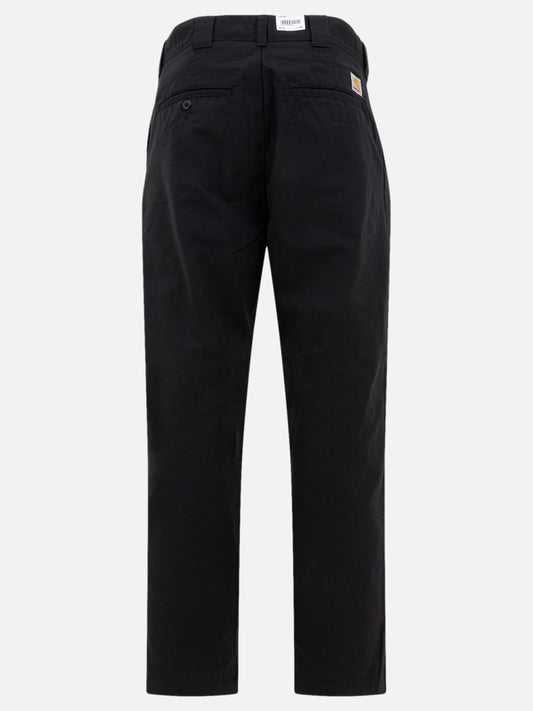 Pantaloni casual Solid colour  Nero - Carhartt WIP Uomo | VIETTI Online Store | 2
