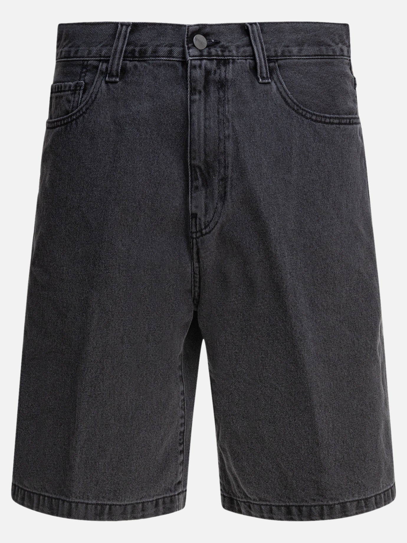 Short cinque tasche Denim  Nero - Carhartt WIP Uomo | PDP | VIETTI Online Store | Zoom-Modal
