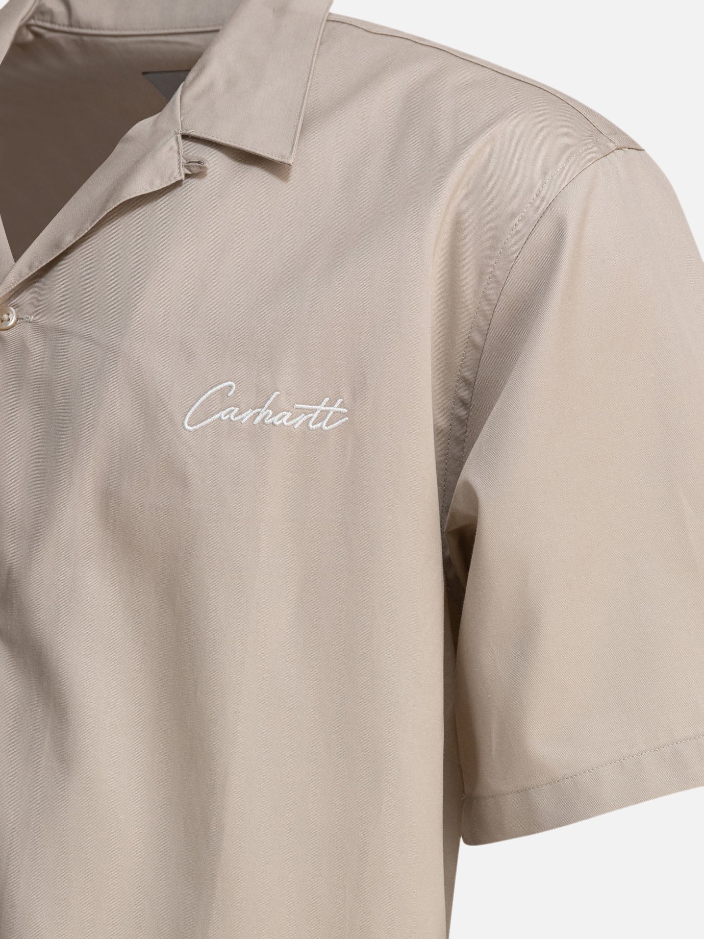 Carhartt WIP Camicia &quot;S/S Delray&quot; 18280254_S Beige thumbnail_4