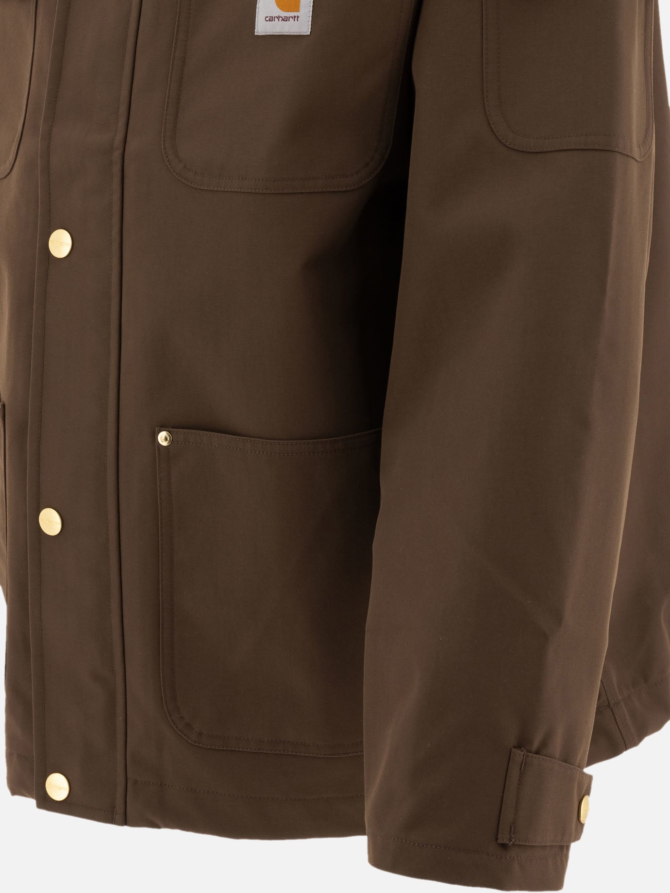 Quilted & Utility Jackets Logo  Brown - Carhartt WIP Men | PDP | VIETTI Online Store | thumbnail_4