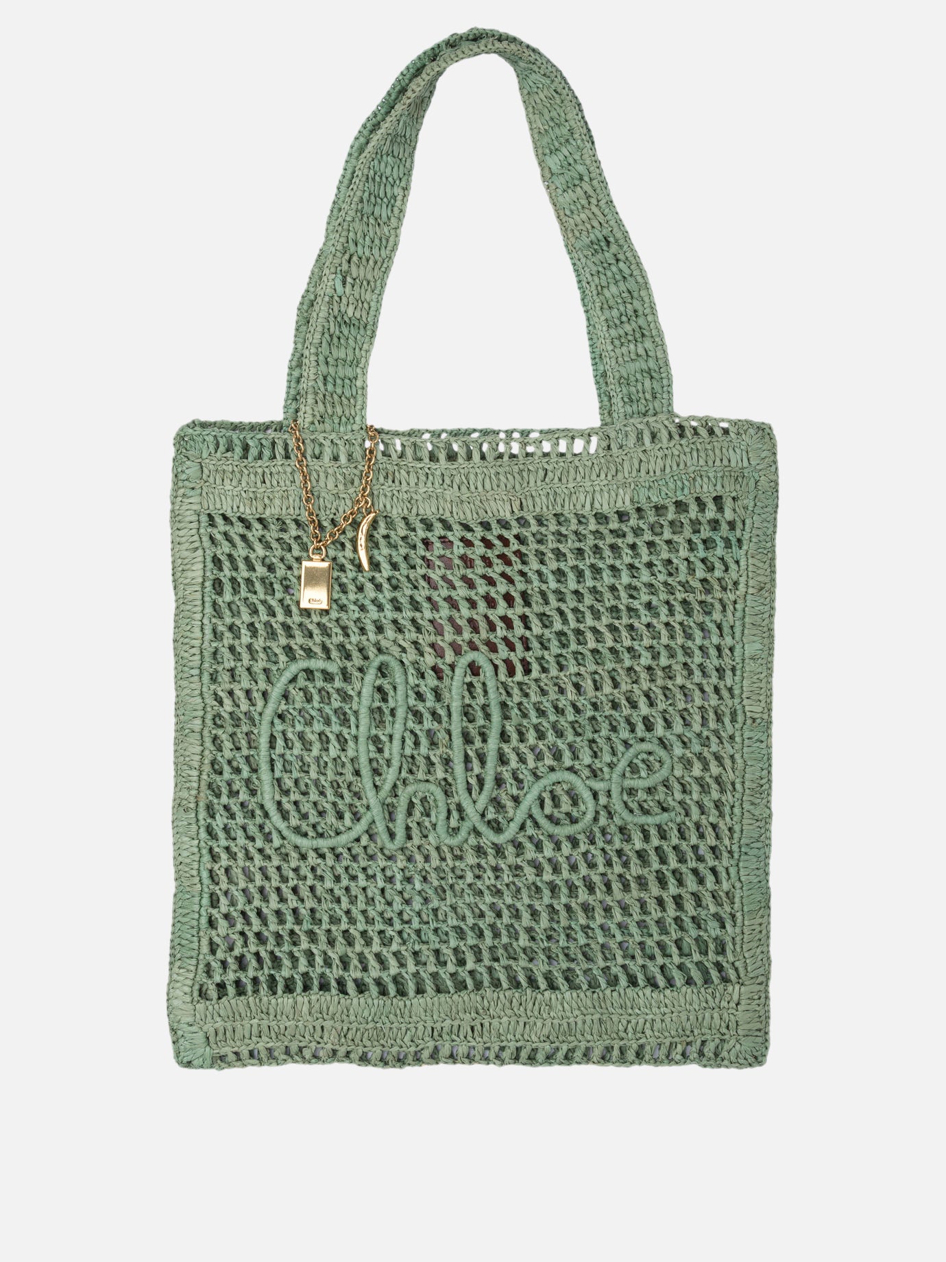 Medium bags Logo  Green - Chloé Women | PDP | VIETTI Online Store | Zoom-Modal
