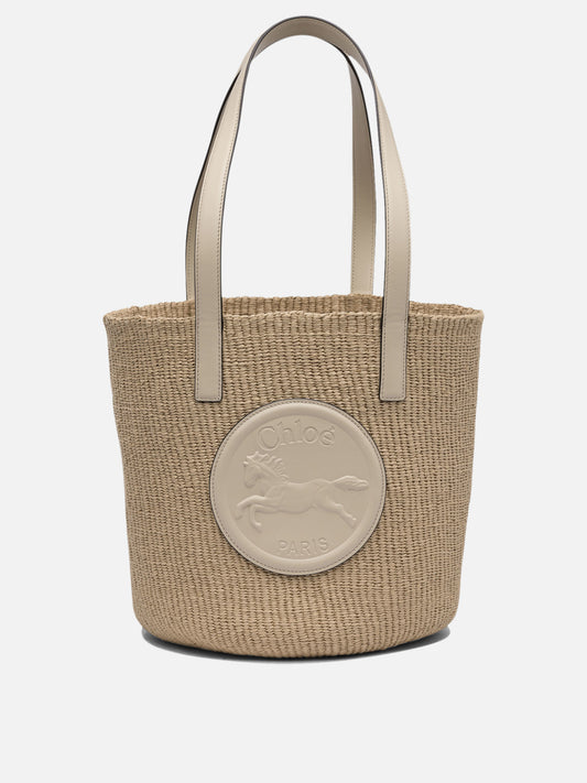 Chloé "Horse Medal" bucket bag 12693330_UNI Beige 1