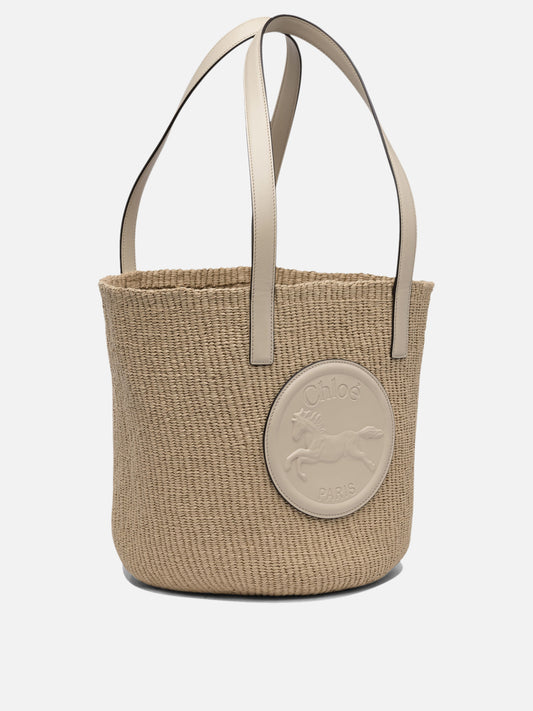 Chloé "Horse Medal" bucket bag 12693330_UNI Beige 2