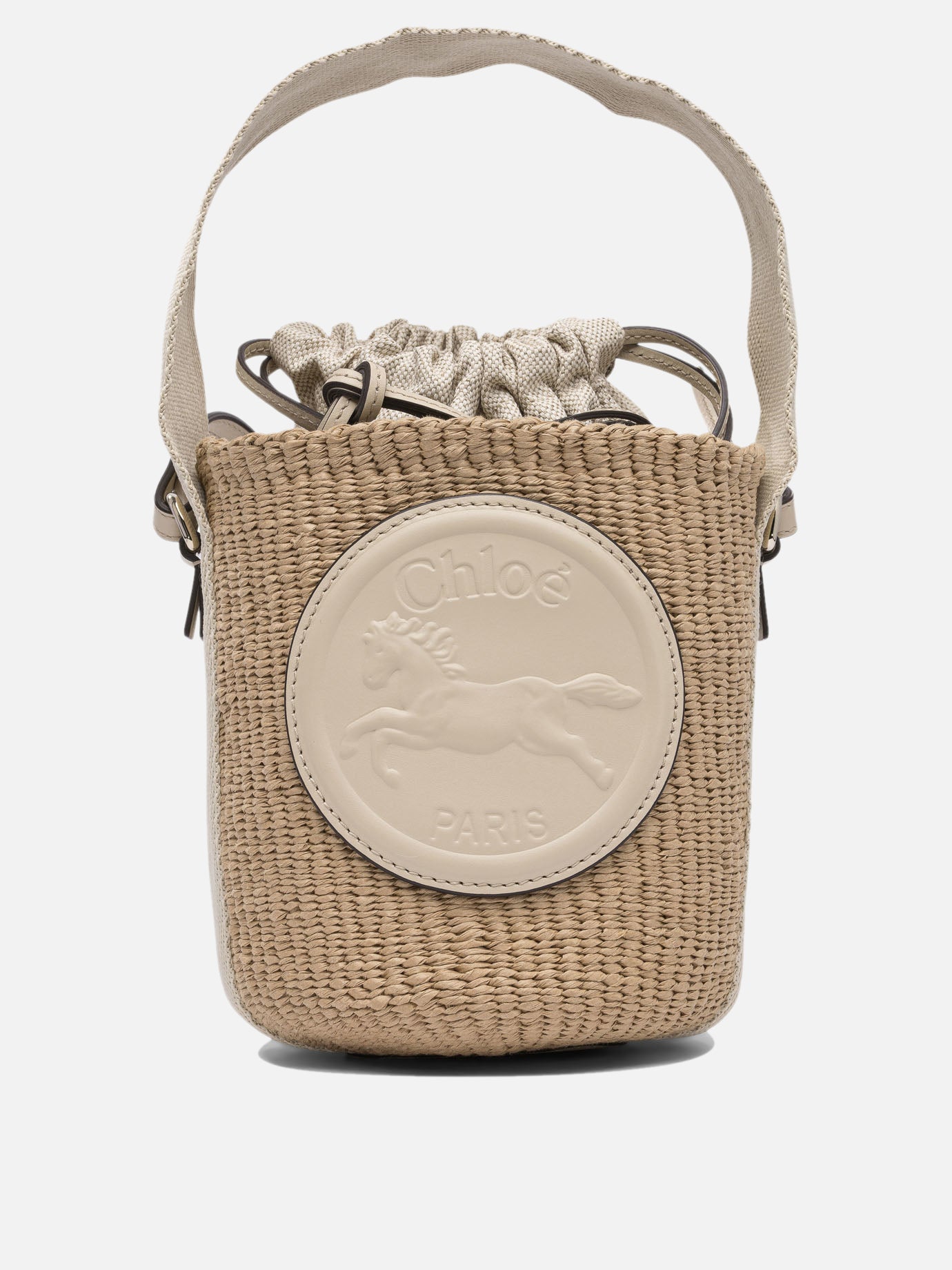 Chloé Borsa a secchiello &quot;Horse Medal&quot; 15480624_UNI Beige thumbnail_1