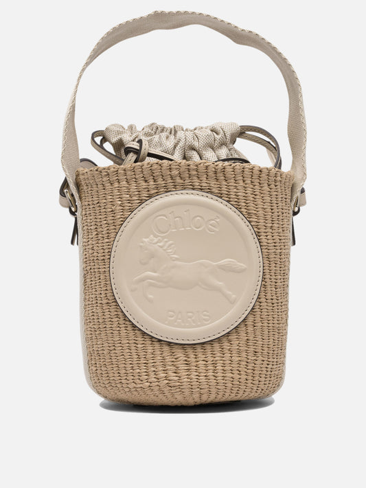 Chloé "Horse Medal" bucket bag 15480624_UNI Beige 1