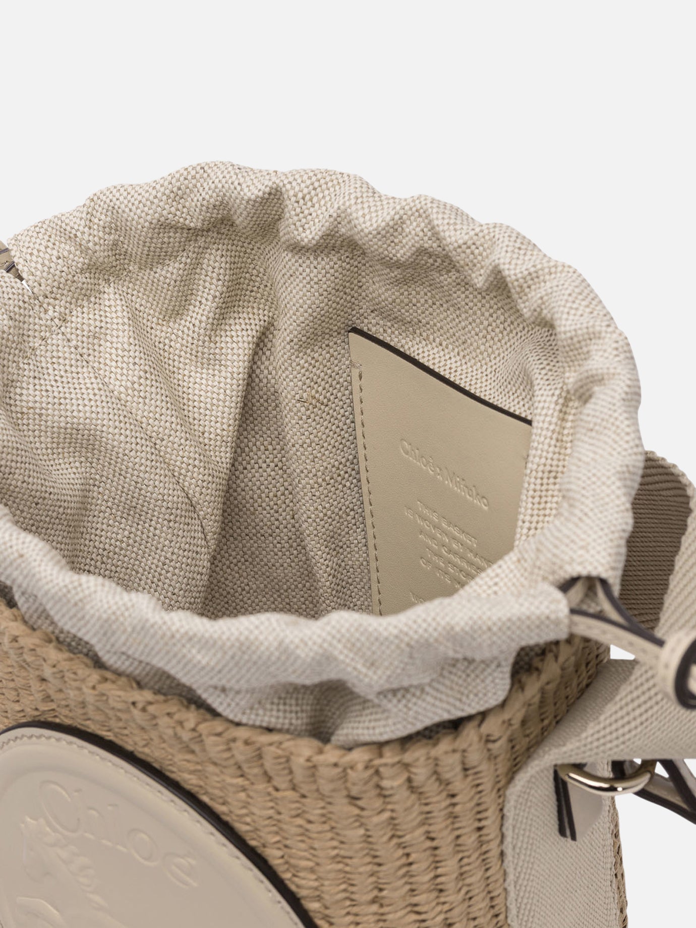 Chloé Borsa a secchiello &quot;Horse Medal&quot; 15480624_UNI Beige thumbnail_5