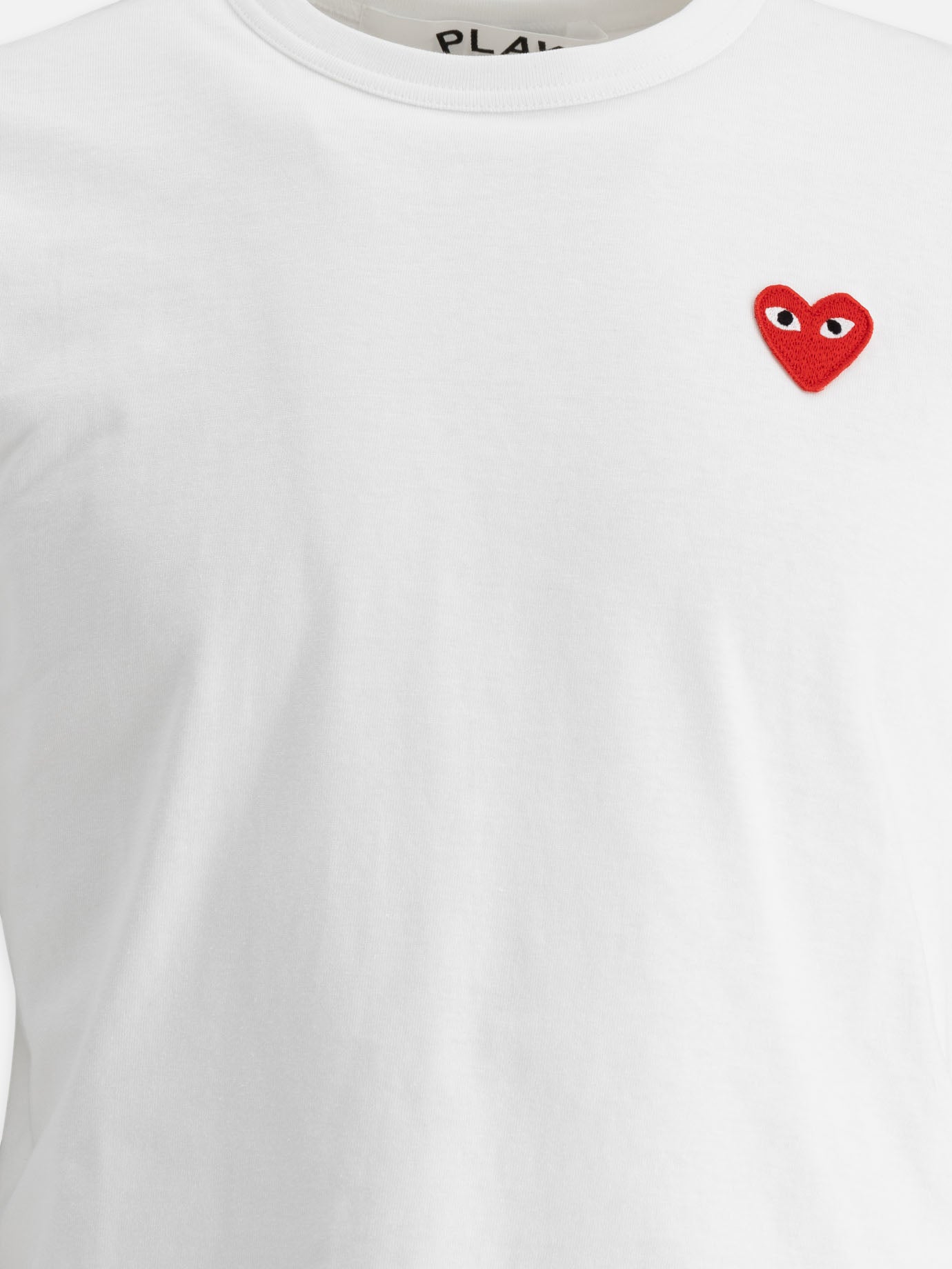 T-shirt girocollo Logo  Bianco - Comme Des Garçons Play Uomo | PDP | VIETTI Online Store | Zoom-Modal_3
