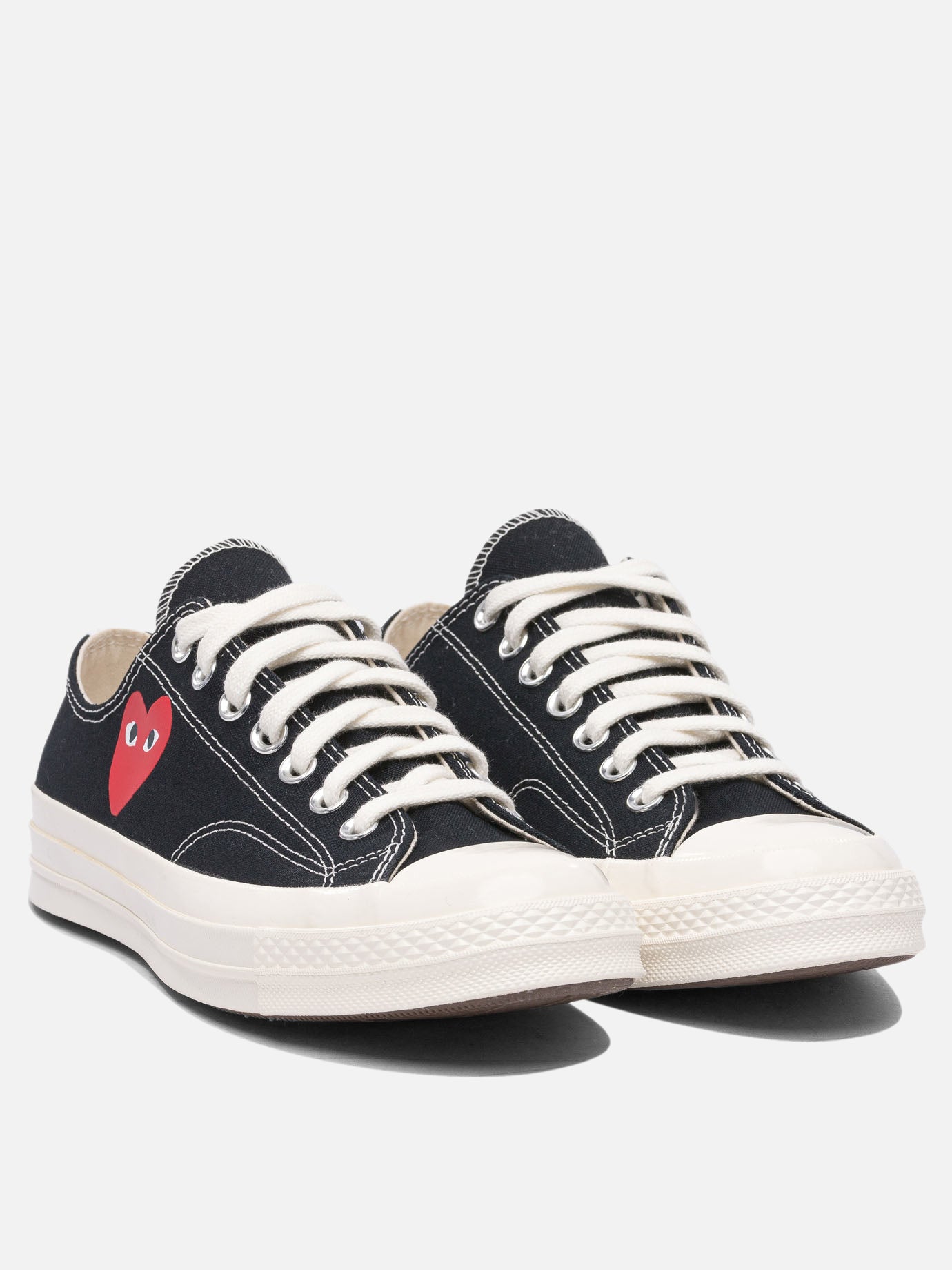 Sneaker basse 100% cotton - 100% rubber  Nero - Comme Des Garçons Play Uomo | PDP | VIETTI Online Store | Zoom-Modal_2
