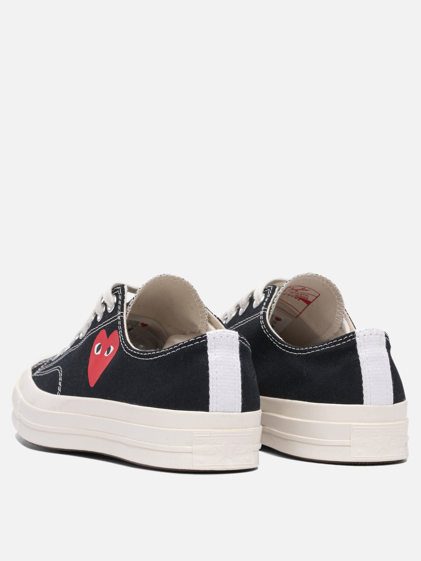 Sneaker basse 100% cotton - 100% rubber  Nero - Comme Des Garçons Play Uomo | PDP | VIETTI Online Store | thumbnail_4