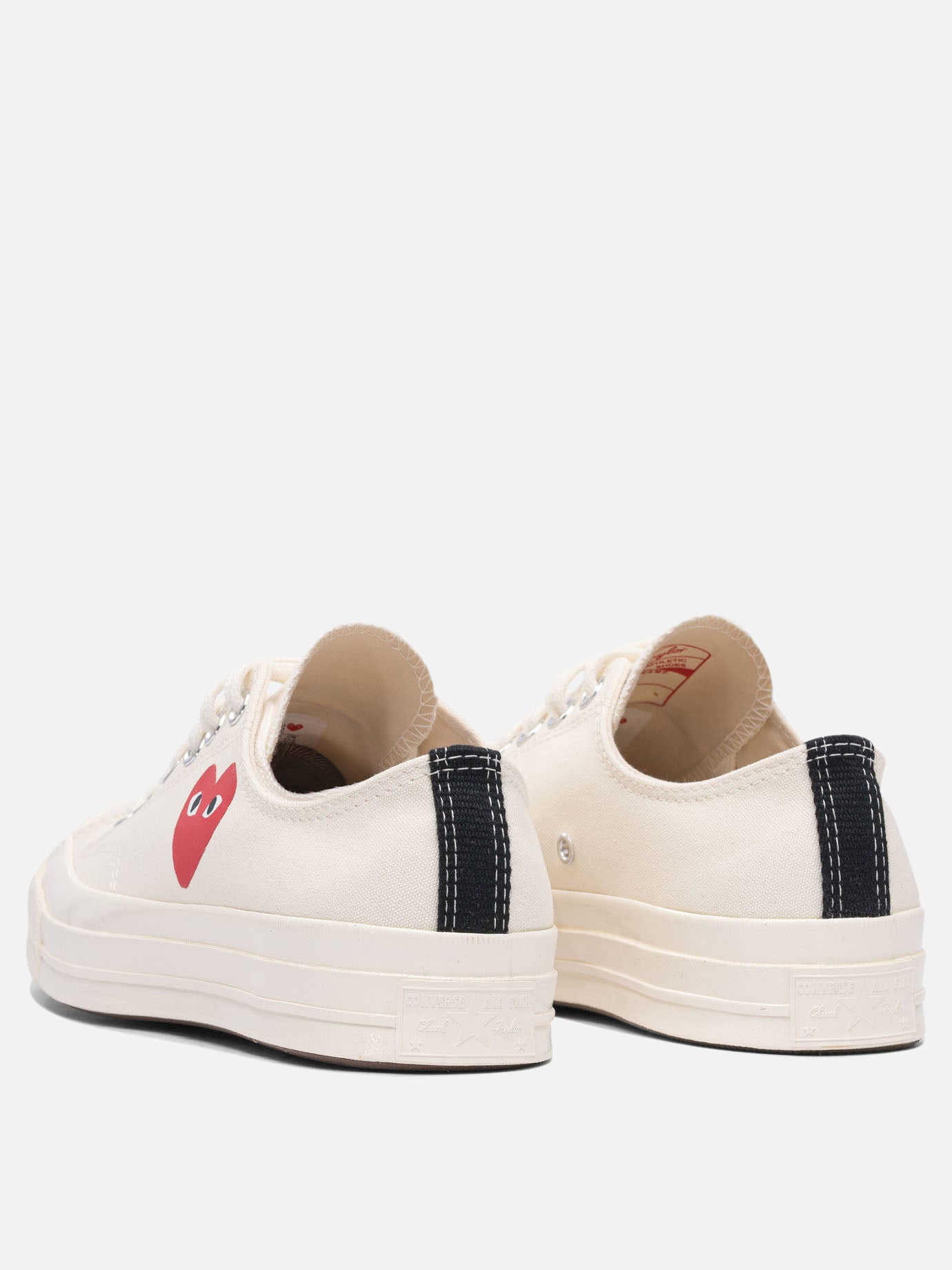 Sneaker basse 100% cotton - 100% rubber  Bianco - Comme Des Garçons Play Uomo | PDP | VIETTI Online Store | thumbnail_4