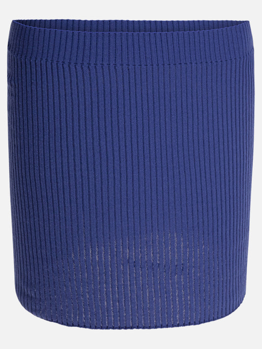 Miniskirts Striped  Blue - Courrèges Women | PLP | VIETTI Online Store 
