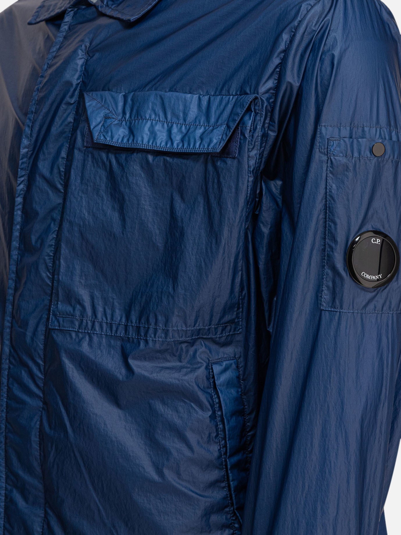 Giacche leggere & Trapuntate Solid colour  Blu - C.P. Company Uomo | PDP | VIETTI Online Store | Zoom-Modal_4
