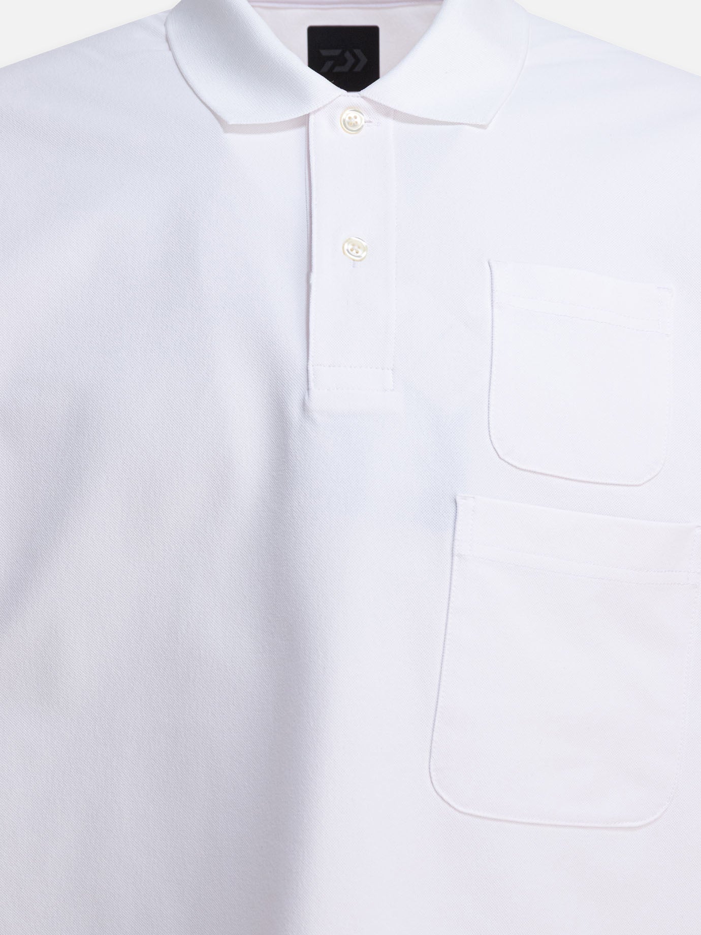 Polo shirts with buttons Solid colour  White - Daiwa Pier 39 Men | PDP | VIETTI Online Store | thumbnail_3