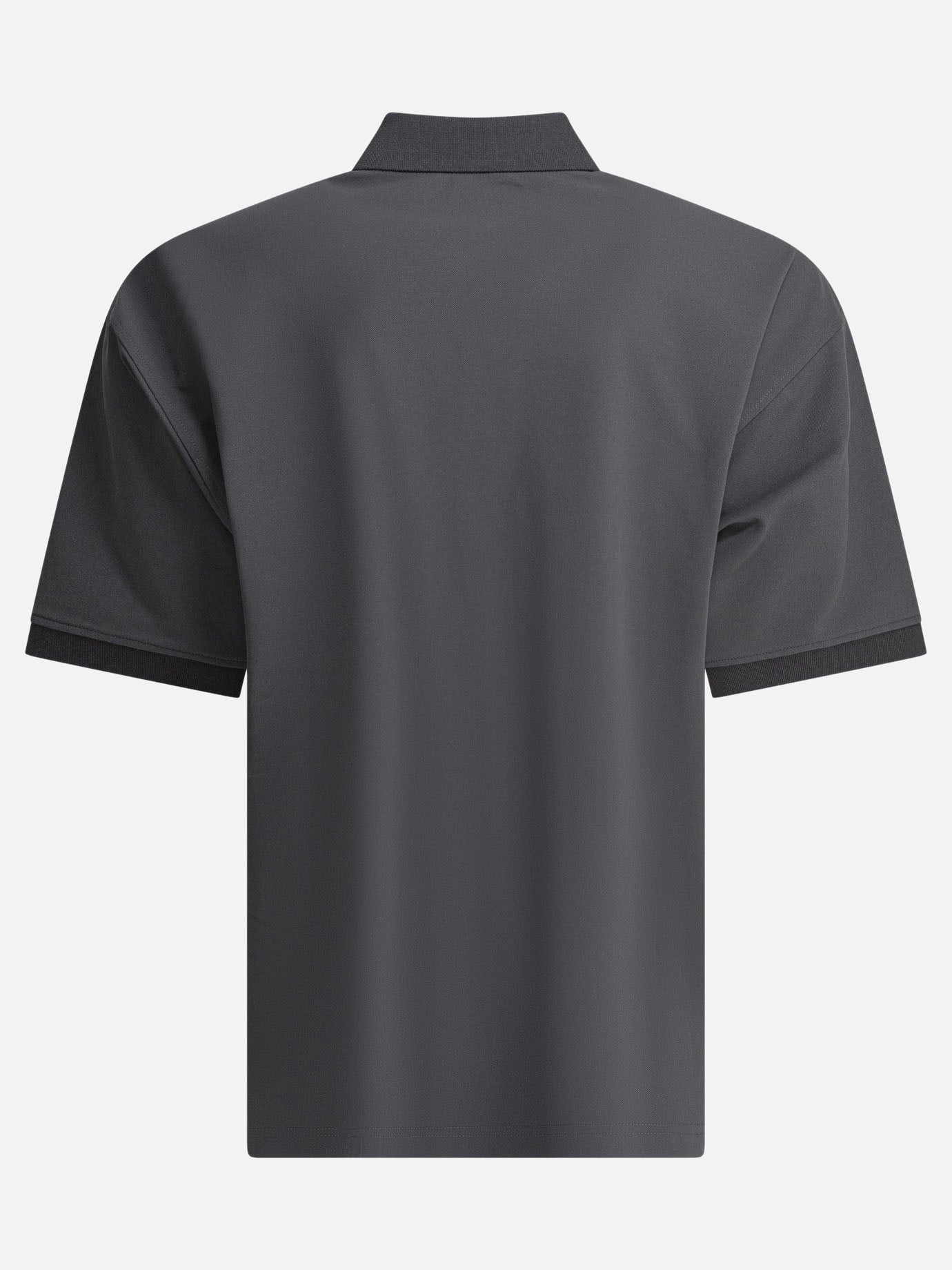 Polo con bottoni Solid colour  Grigio - Daiwa Pier 39 Uomo | PDP | VIETTI Online Store | Zoom-Modal_2
