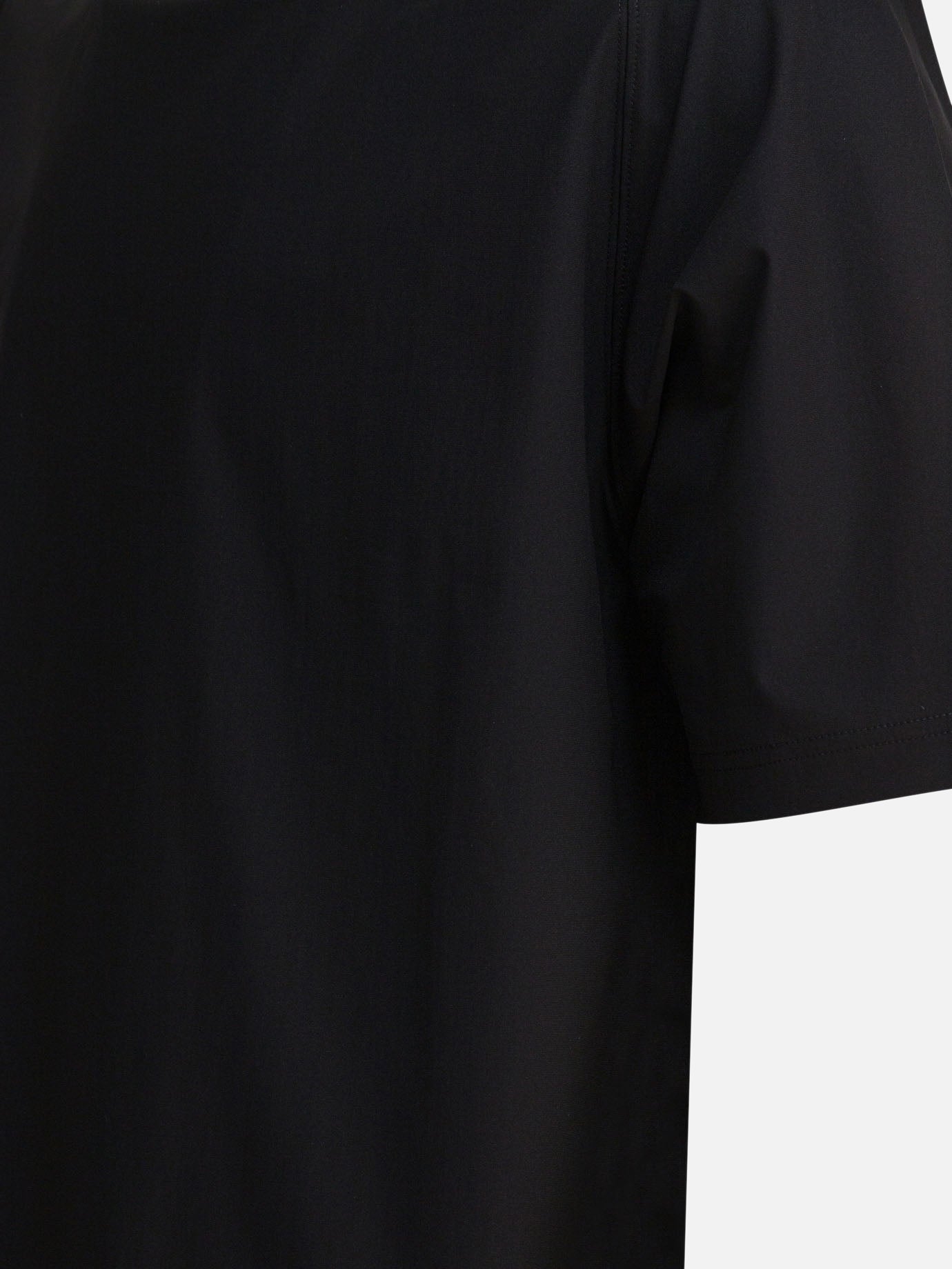 T-shirt girocollo Solid colour  Nero - Daiwa Pier 39 Uomo | PDP | VIETTI Online Store | Zoom-Modal_4
