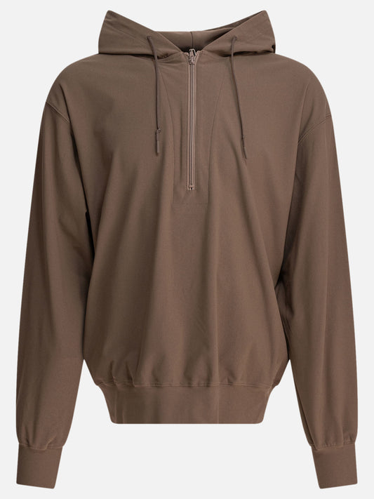 Daiwa Pier 39 Felpa con cappuccio e mezza zip 16910755_S Beige 1