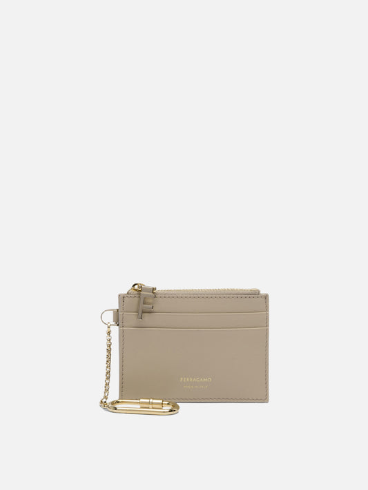 Card holders 0779950  Beige - Ferragamo Women | VIETTI Online Store 

