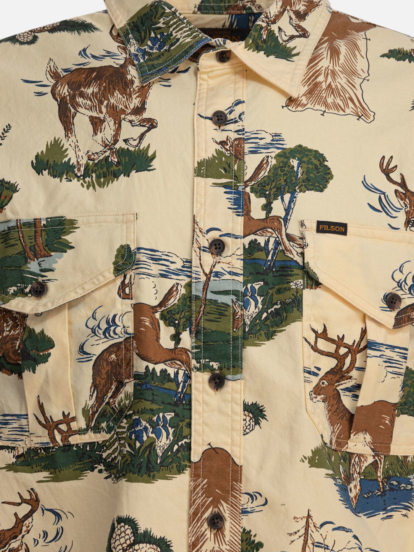Camicie casual Print  Beige - Filson Uomo | PDP | VIETTI Online Store | thumbnail_3