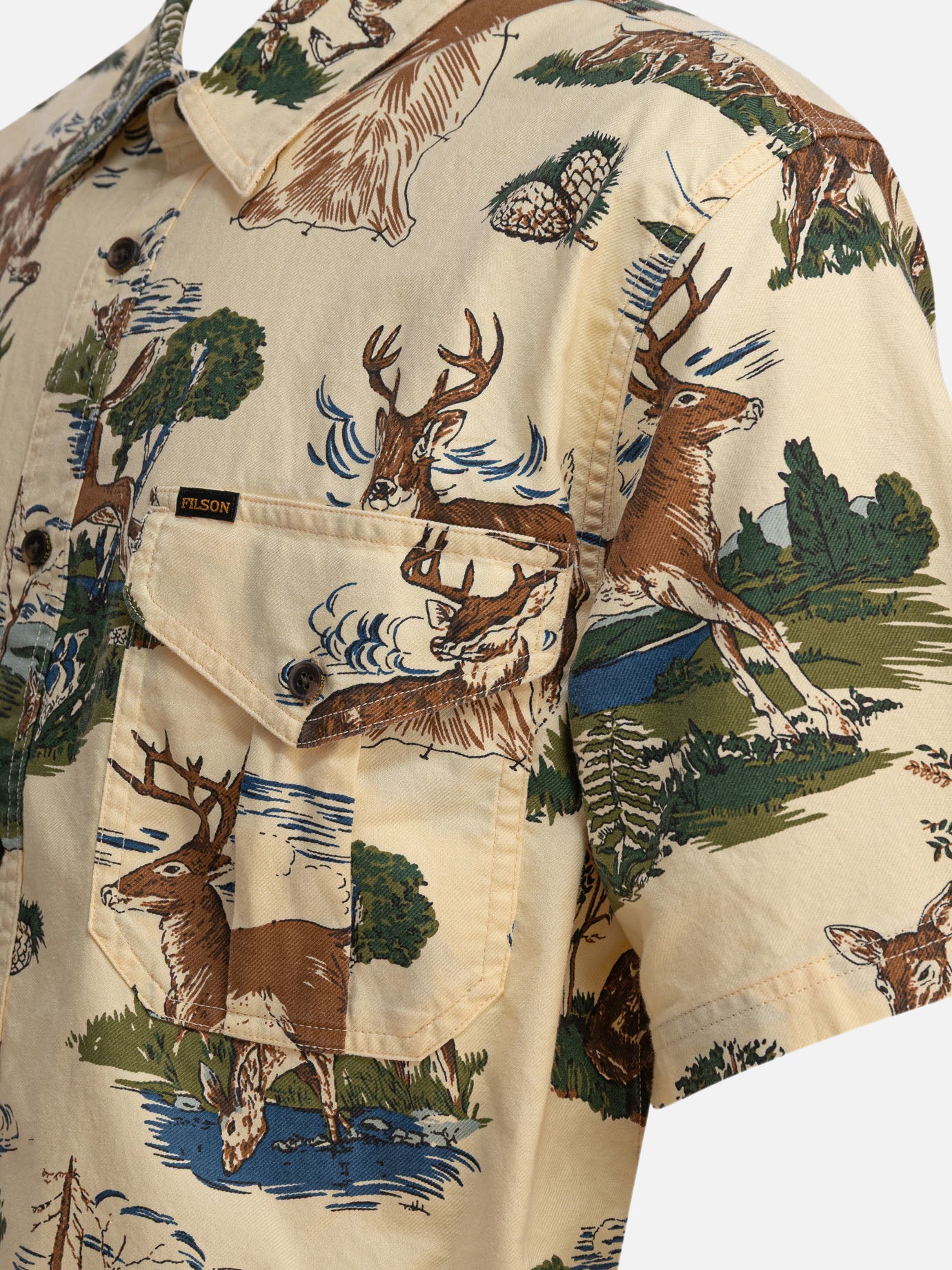 Camicie casual Print  Beige - Filson Uomo | PDP | VIETTI Online Store | thumbnail_4