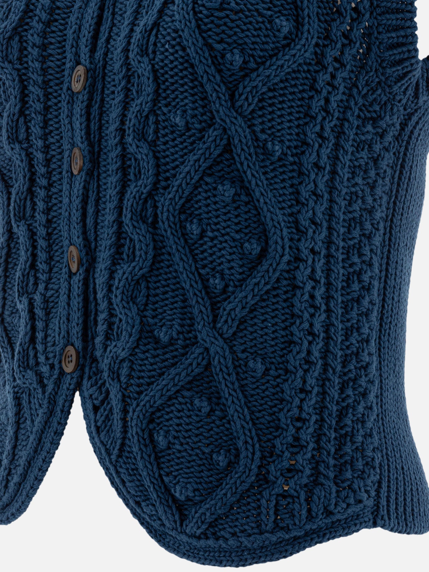 Cardigan Textured knit  Blu - Filson Donna | PDP | VIETTI Online Store | thumbnail_4