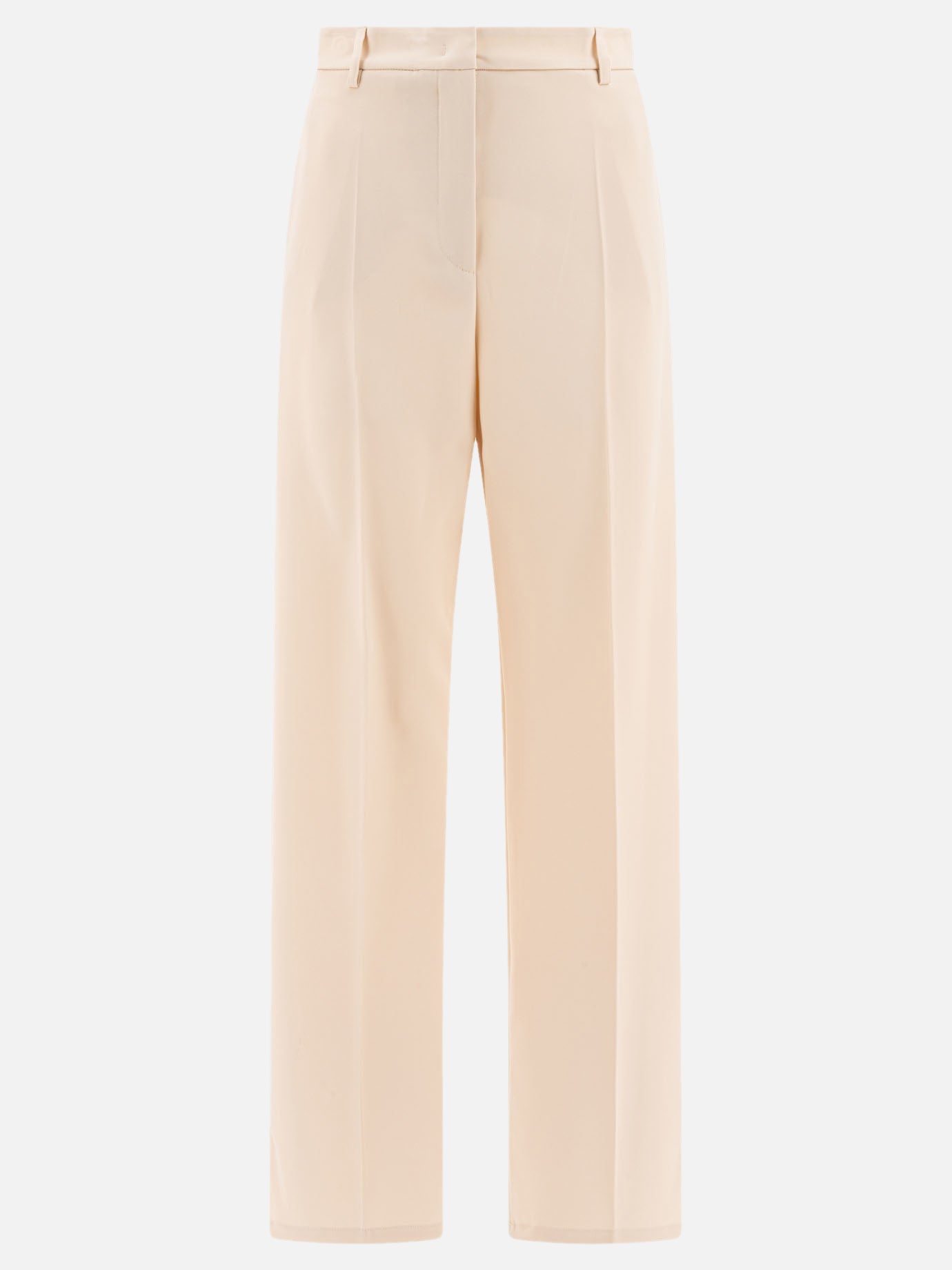 Tailored trousers Solid colour  White - F.IT Women | PDP | VIETTI Online Store | Zoom-Modal
