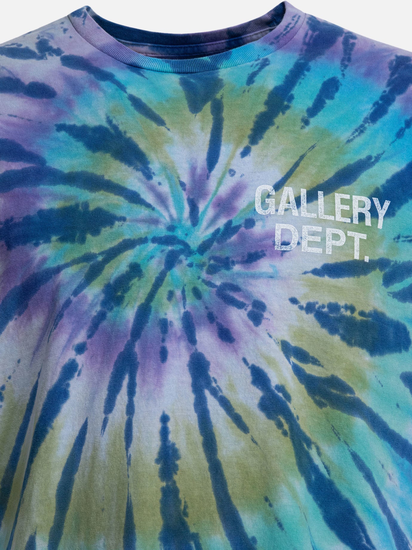 Crewneck t-shirts Tie-dye  Light blue - Gallery Dept. Men | PDP | VIETTI Online Store | thumbnail_3