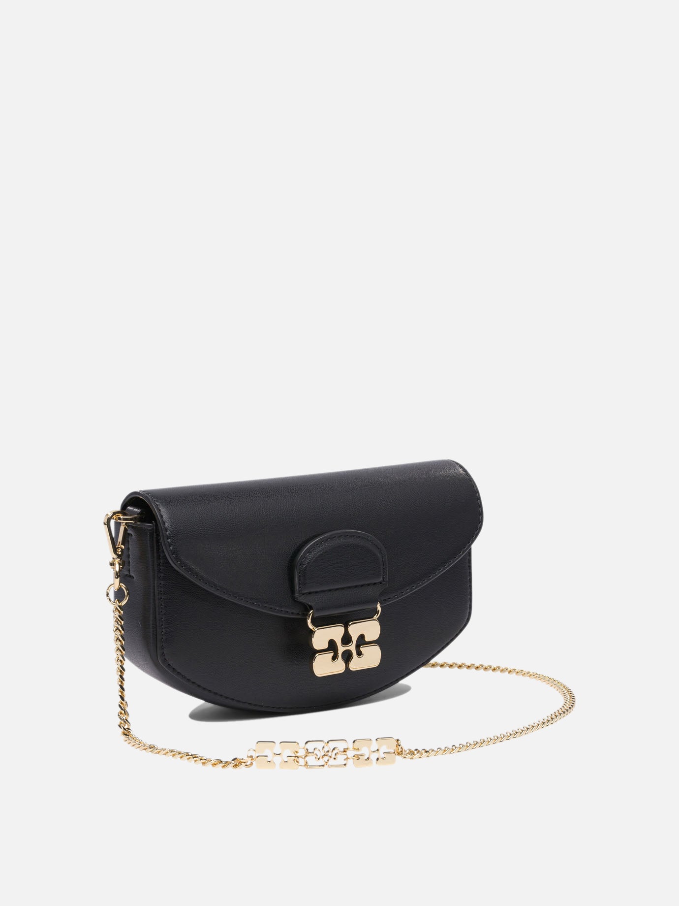 Small bags 65% Recycled Leather 19% PU 16% Polyester  Black - Ganni Women | PDP | VIETTI Online Store | Zoom-Modal_2
