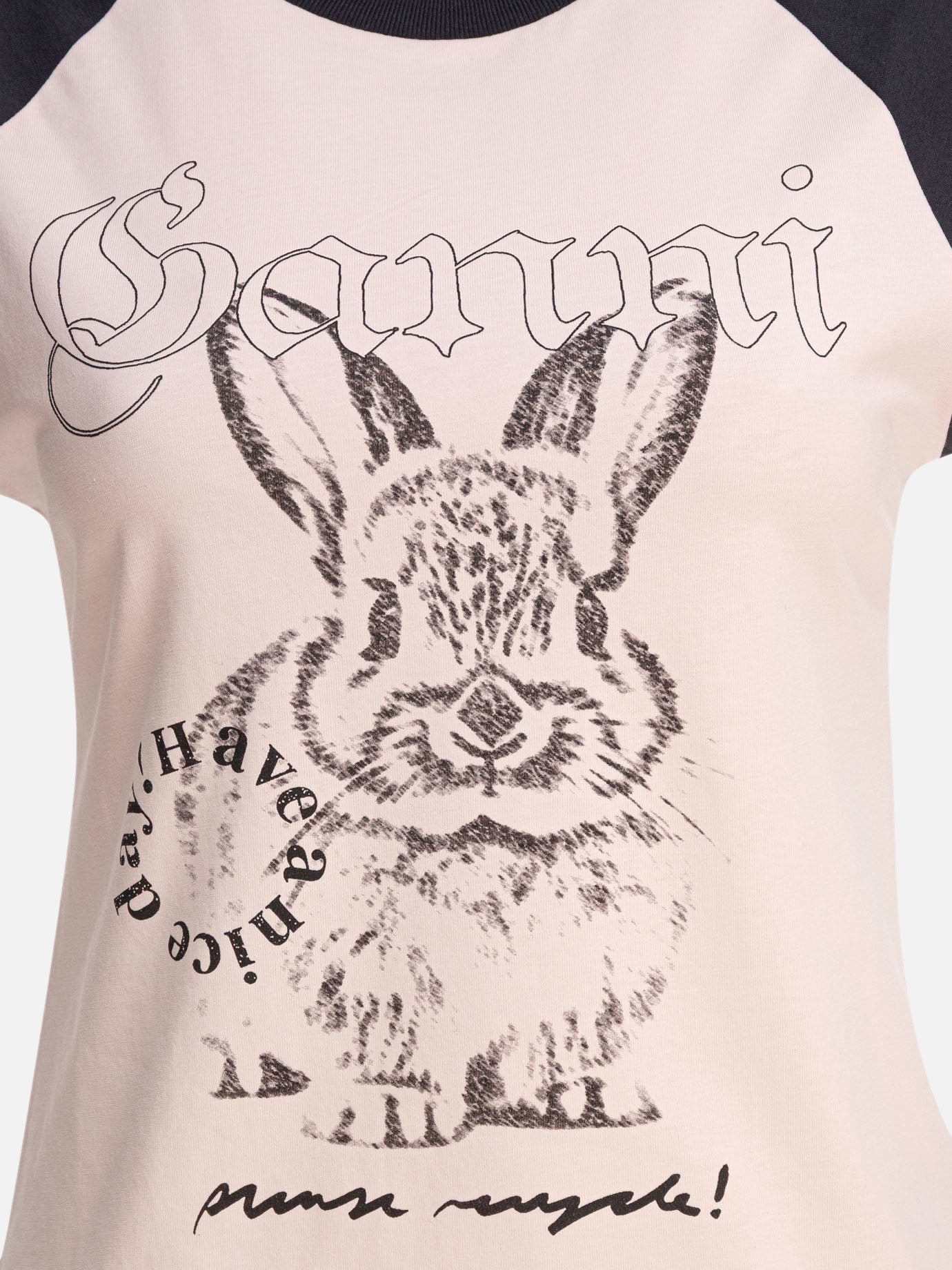 Ganni T-shirt in jersey di cotone 17711801_XS Pink thumbnail_3