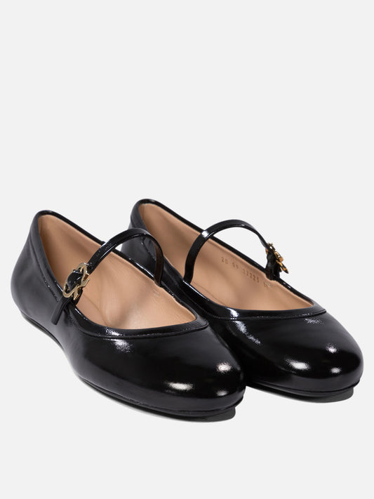 Mary Jane ballet flats 100% calf leather - 100% rubber  Black - Gianvito Rossi Women | PDP | VIETTI Online Store | 2
