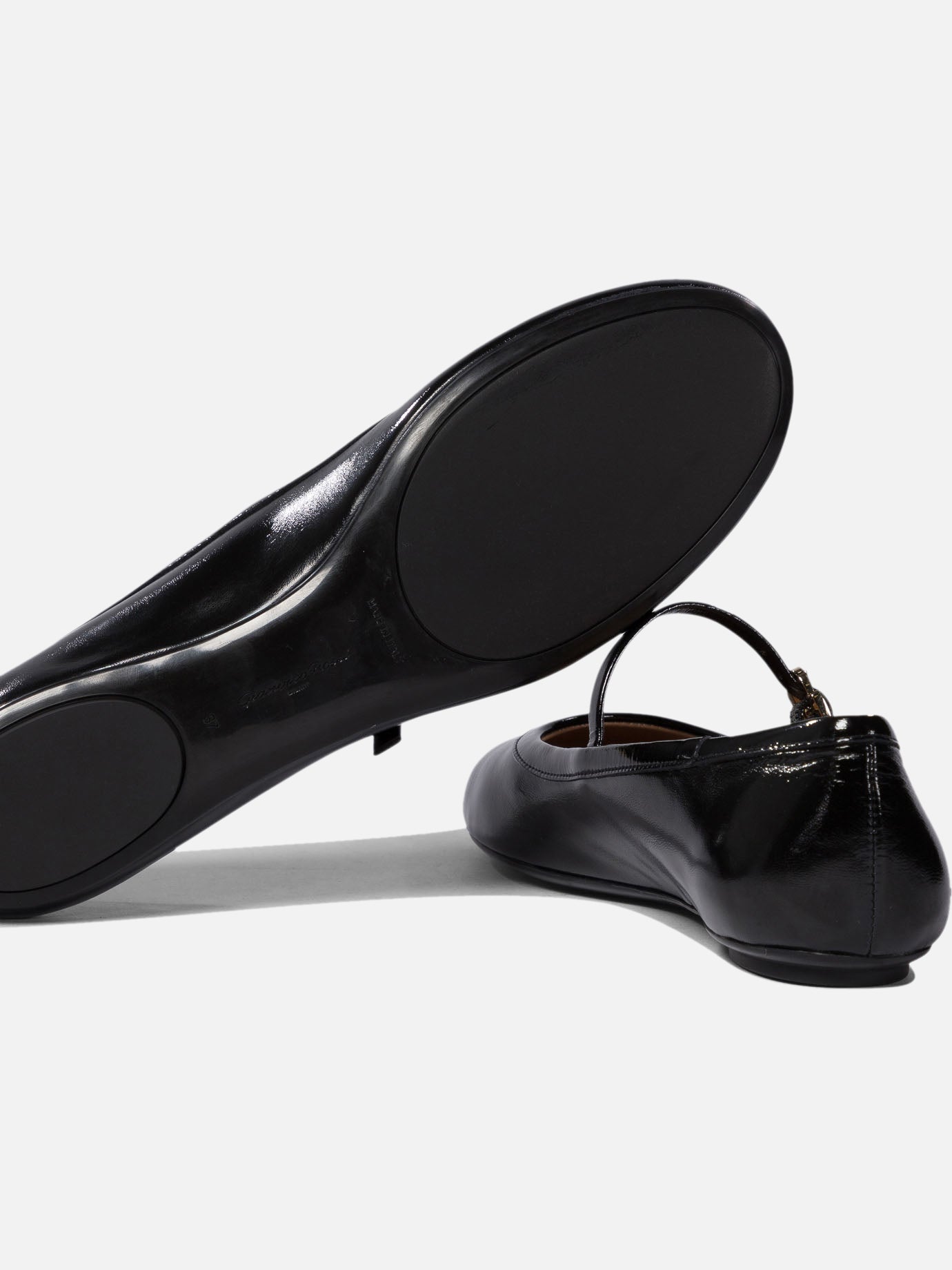 Mary Jane ballet flats 100% calf leather - 100% rubber  Black - Gianvito Rossi Women | PDP | VIETTI Online Store | Zoom-Modal_5
