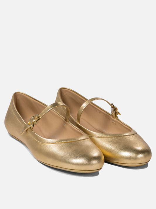 Ballerine Mary Jane 100% calf leather - 100% rubber  Oro - Gianvito Rossi Donna | PLP | VIETTI Online Store | 2
