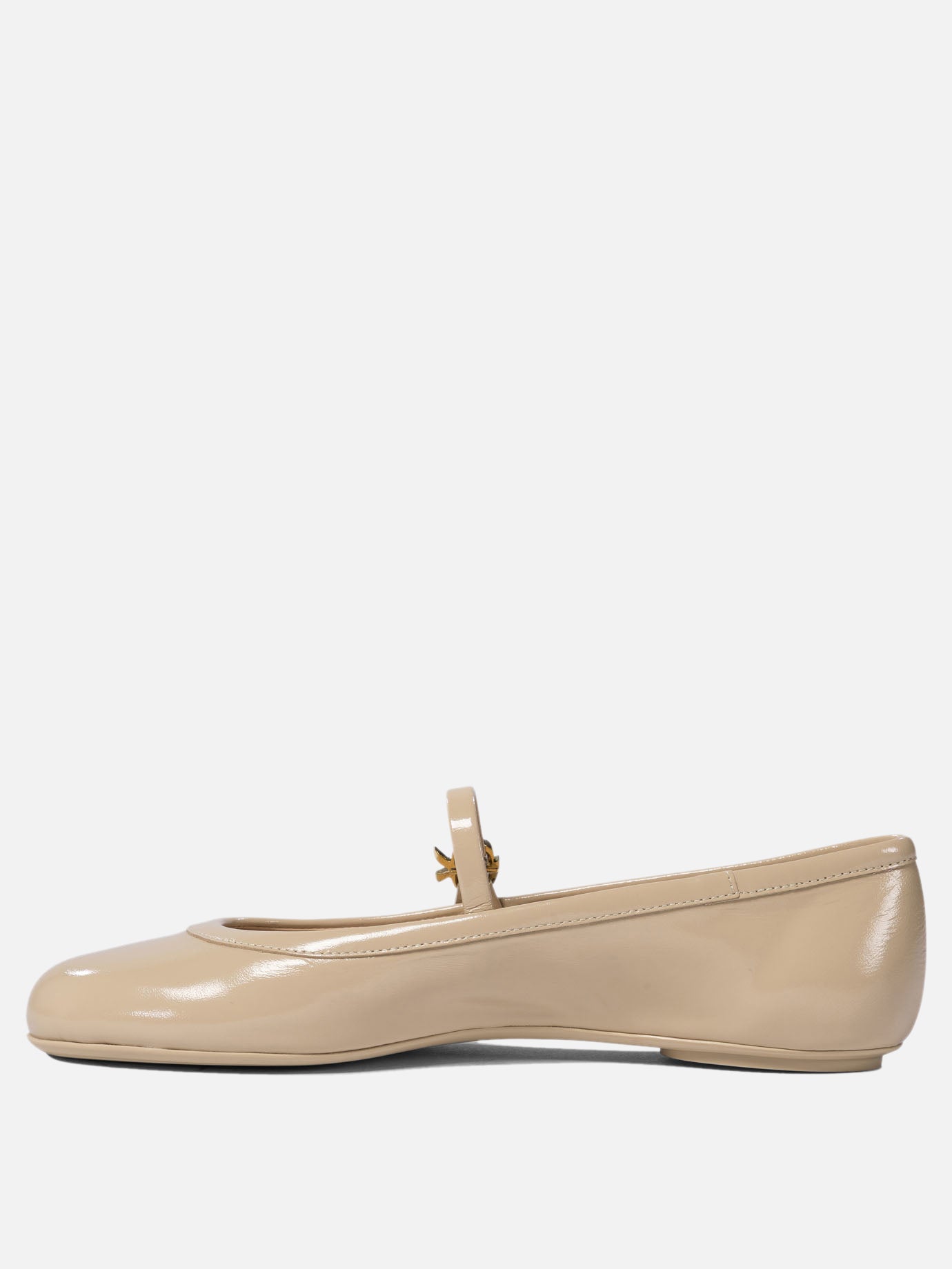 Mary Jane ballet flats 100% calf leather - 100% rubber  Beige - Gianvito Rossi Women | PDP | VIETTI Online Store | Zoom-Modal_3
