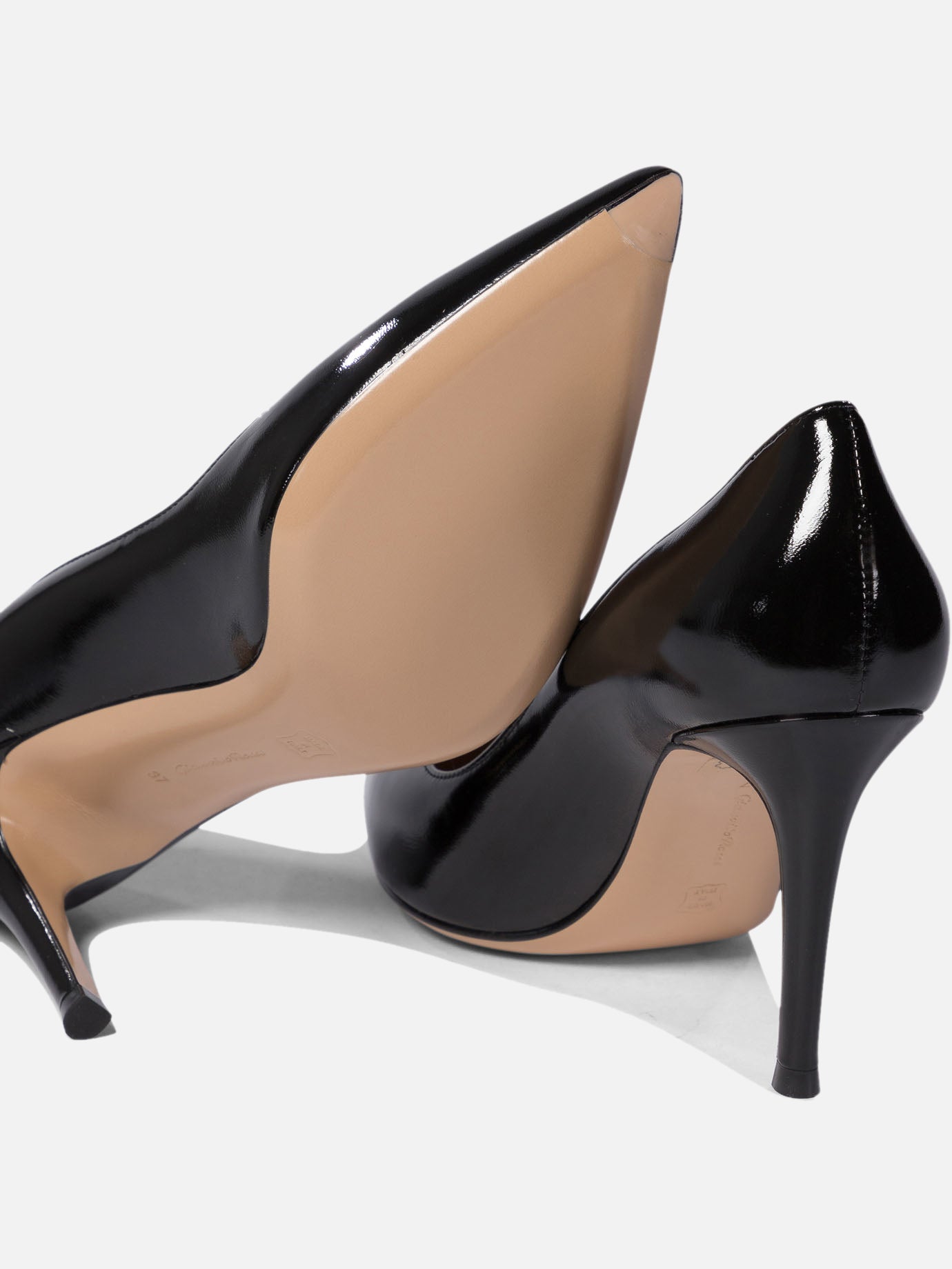 Pumps 100% patent leather - 100% leather  Black - Gianvito Rossi Women | PDP | VIETTI Online Store | Zoom-Modal_5
