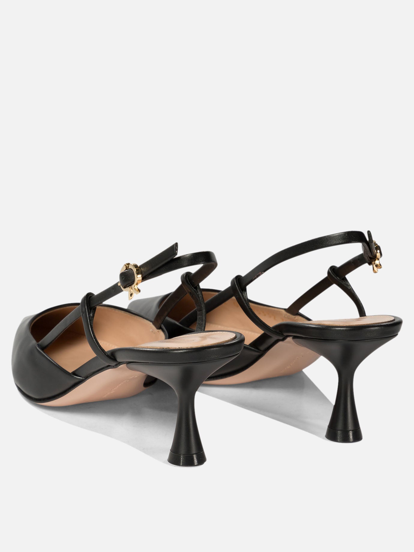 Gianvito Rossi "Ascent 55" slingback Black