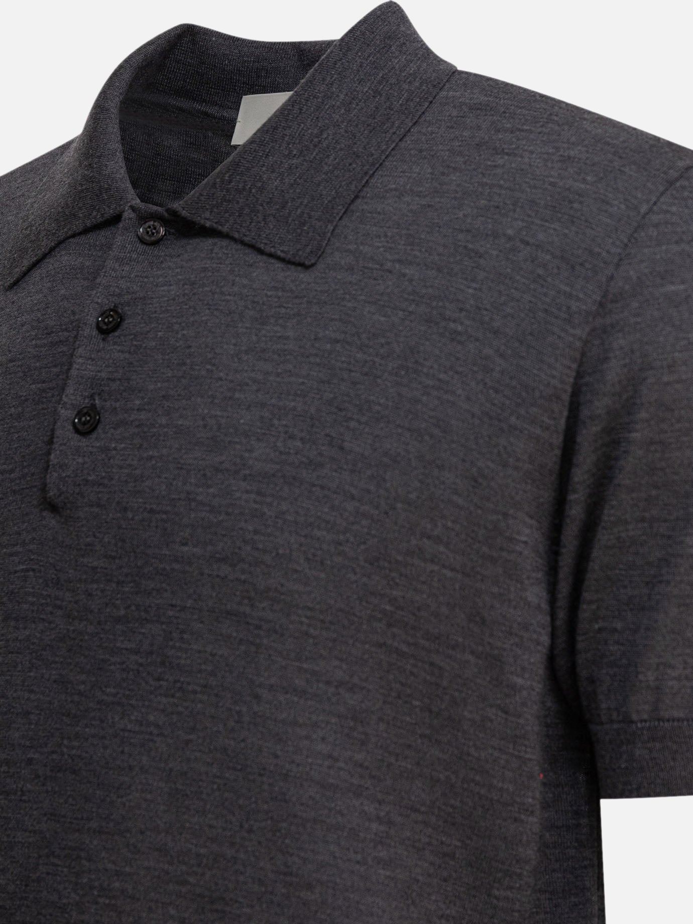 Golden Goose Merino wool polo shirt 12651233_S Grey thumbnail_4