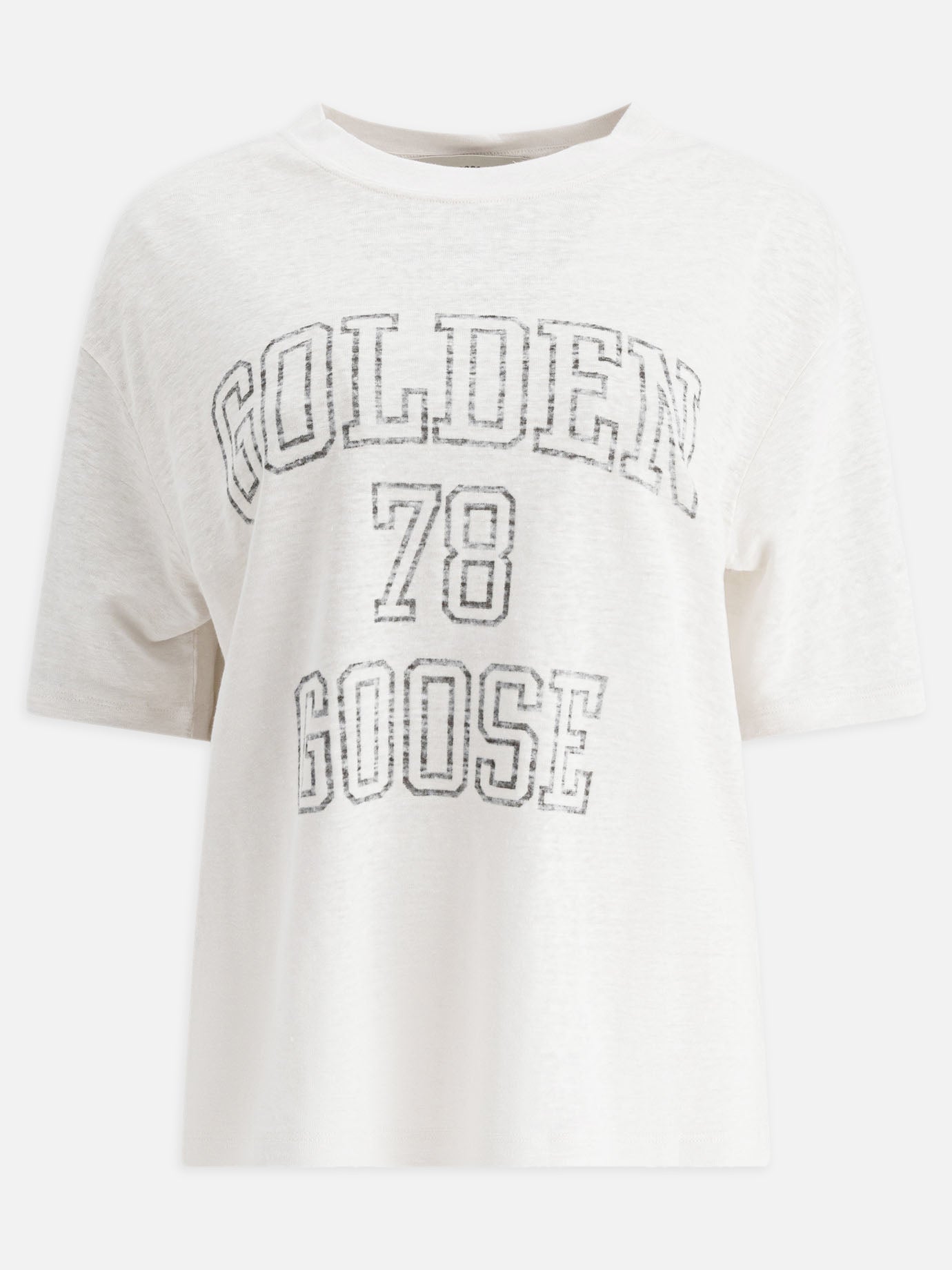 Golden Goose T-shirt con stampa 13599988_S White thumbnail_1