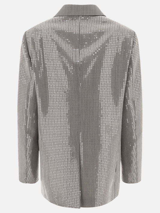Golden Goose Giacca boyfriend doppiopetto 15013240_38 Silver 2