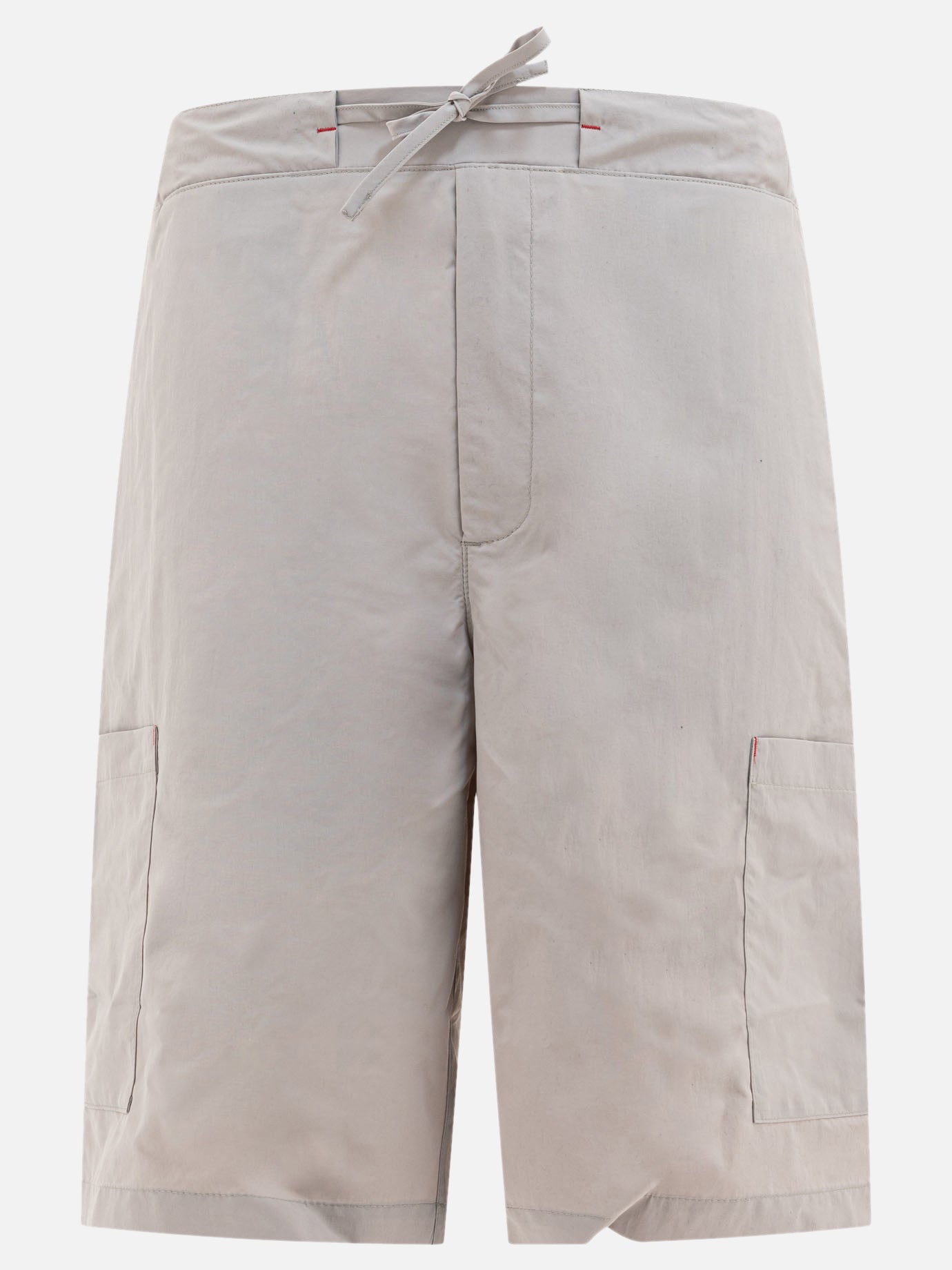 Short con lacci Solid colour  Grigio - Gr10K Uomo | PDP | VIETTI Online Store | thumbnail