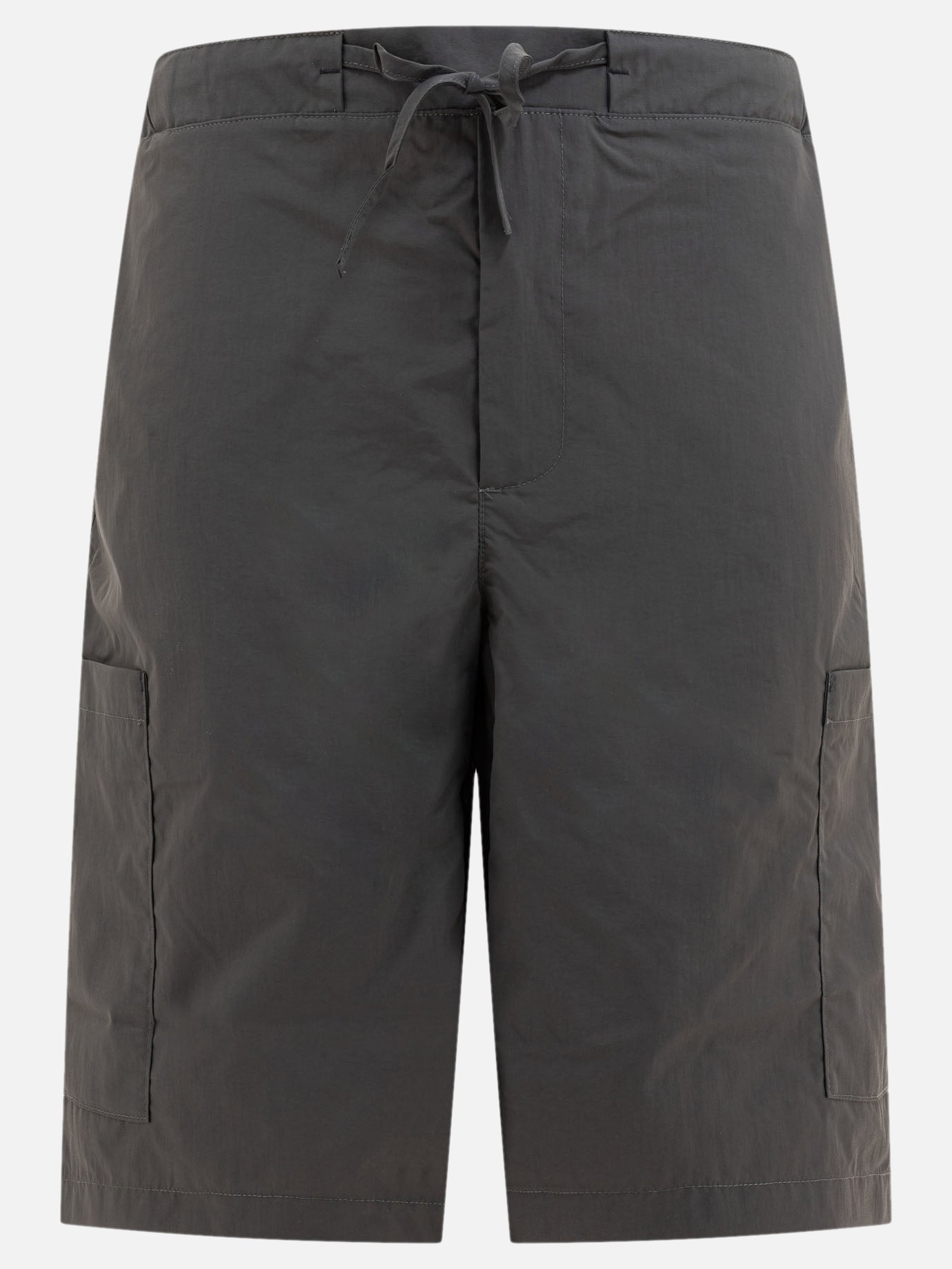 Short con lacci Solid colour  Grigio - Gr10K Uomo | PDP | VIETTI Online Store | thumbnail