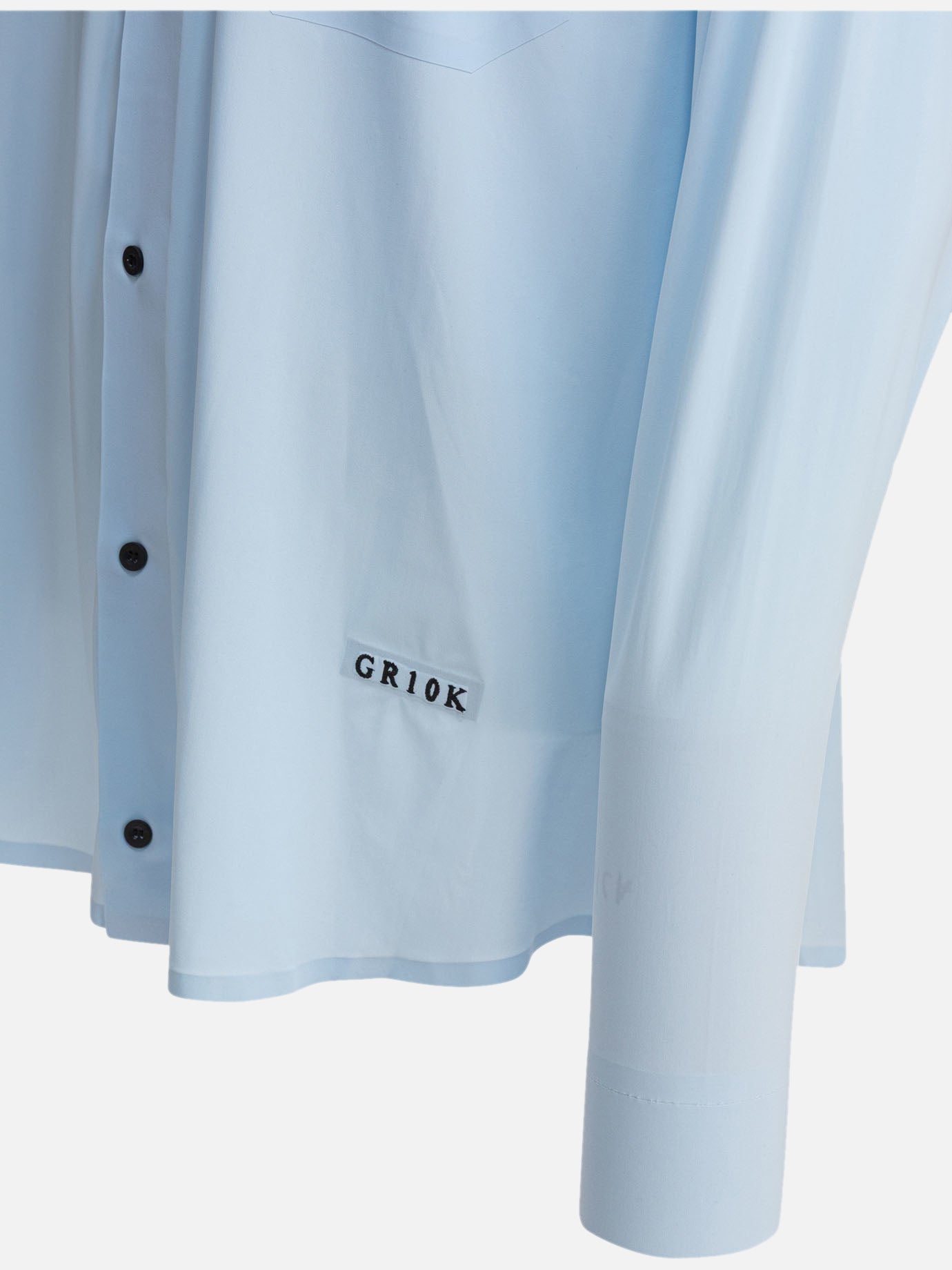 Camicie casual Solid colour  Azzurro - Gr10K Uomo | PDP | VIETTI Online Store | Zoom-Modal_4
