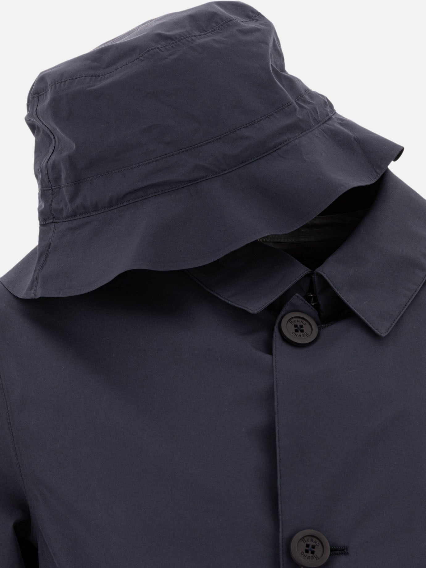 Windbreakers Solid colour  Blue - Herno Men | PDP | VIETTI Online Store | Zoom-Modal_4

